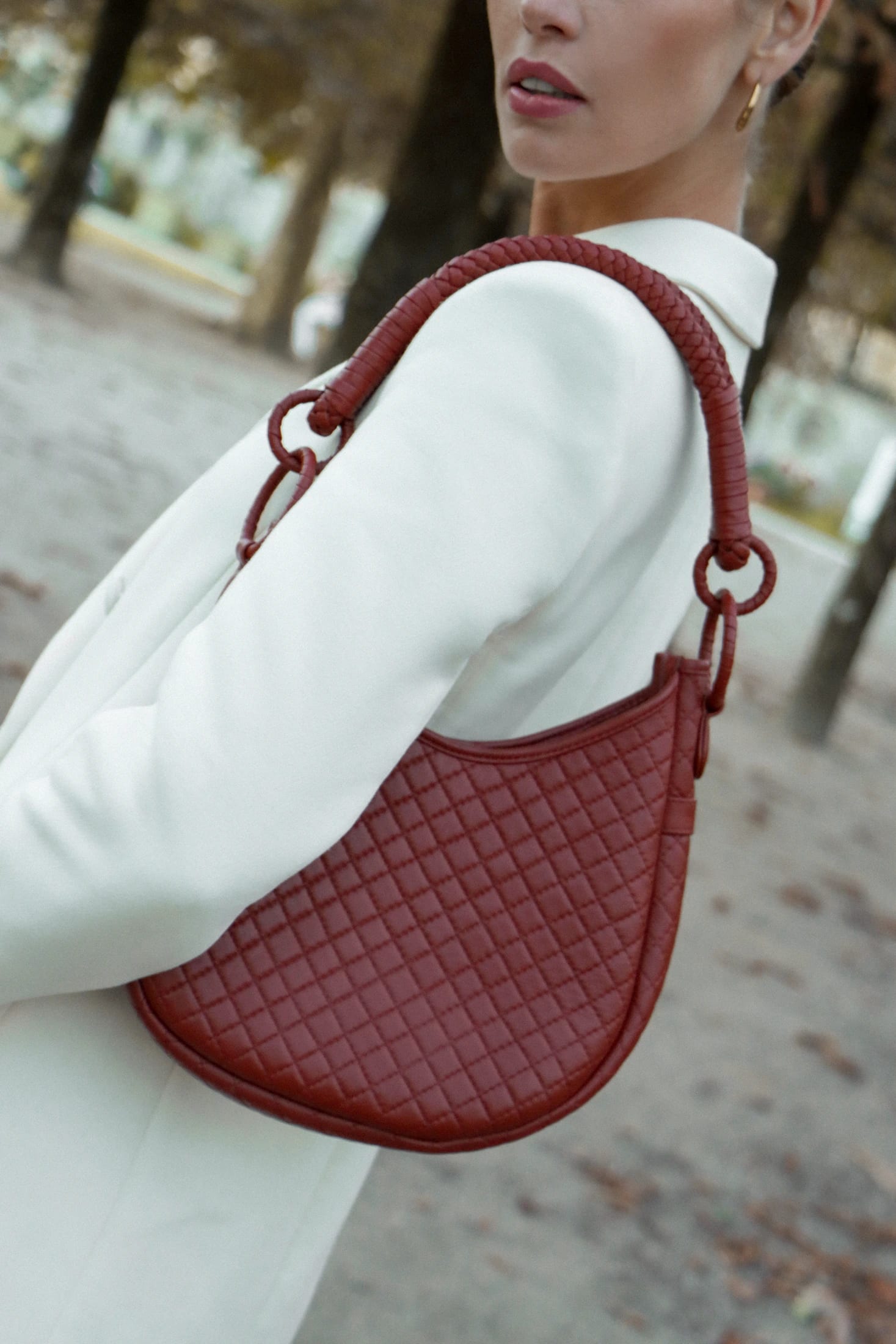 Saddle Shoulder Bag, Brick - imagen 6