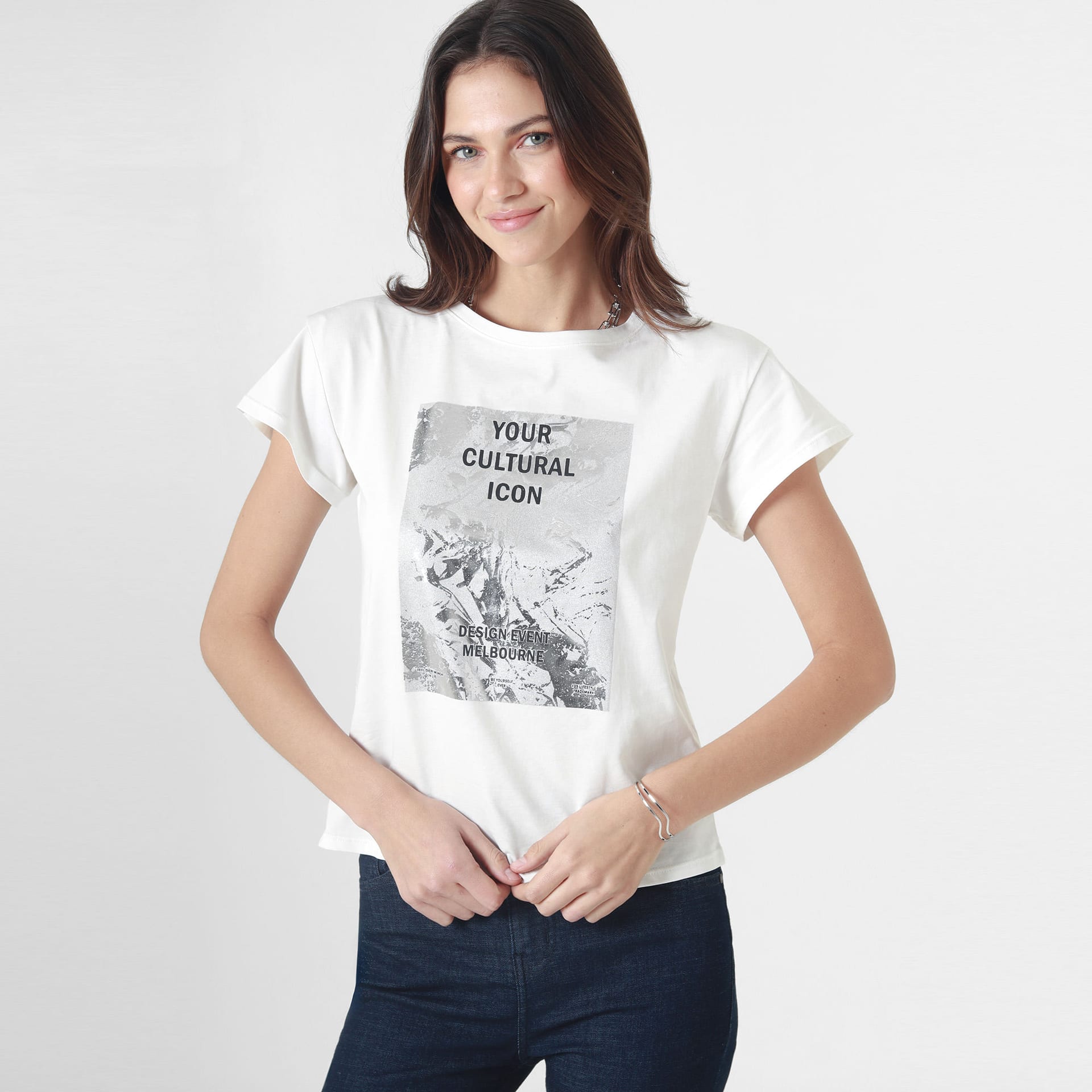 Camiseta Cuello Redondo Manga Corta - imagen 1