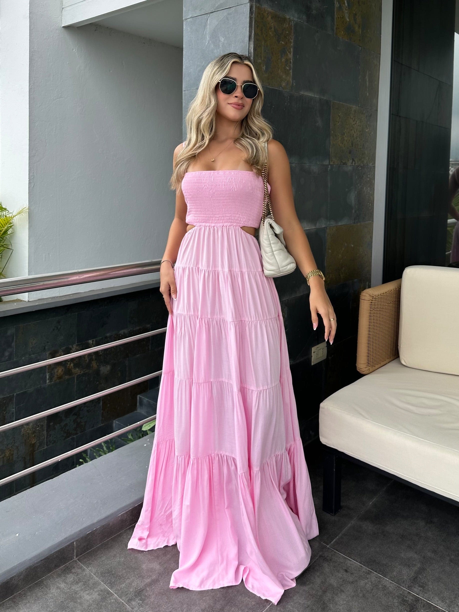 VESTIDO ASTRID ROSADO - imagen 5