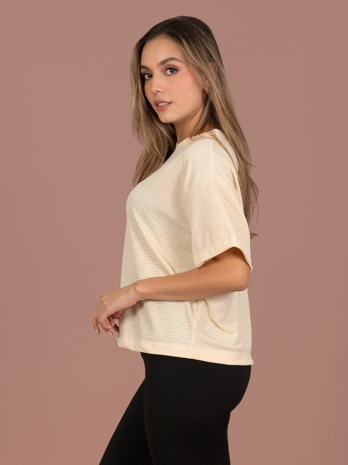 camiseta tulum panal yellow - imagen 3