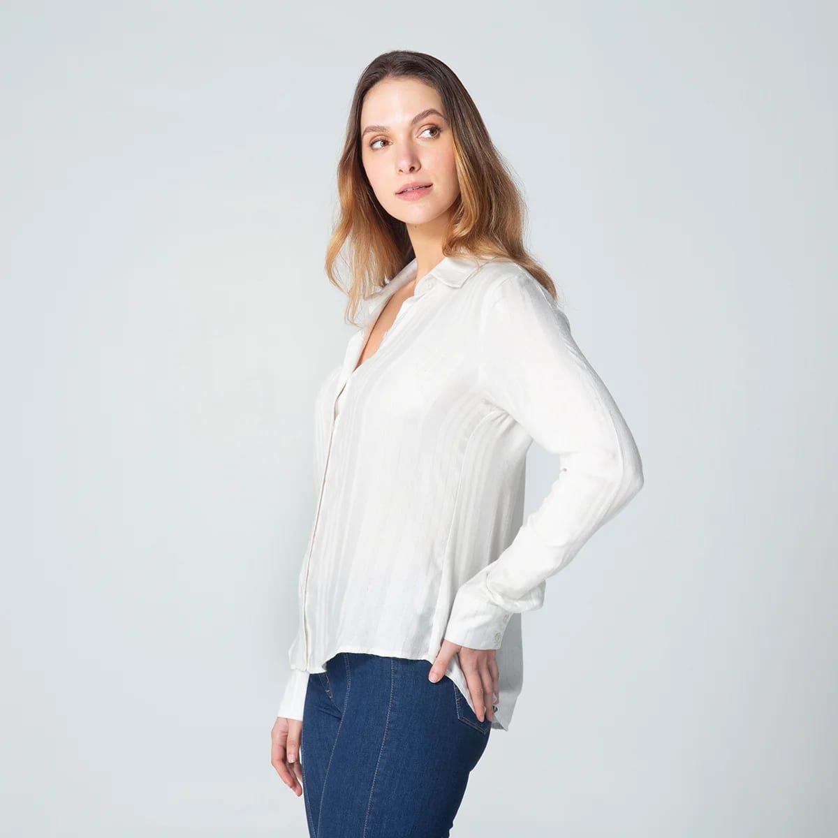 Blusa Camisera Slim Indiry - imagen 4