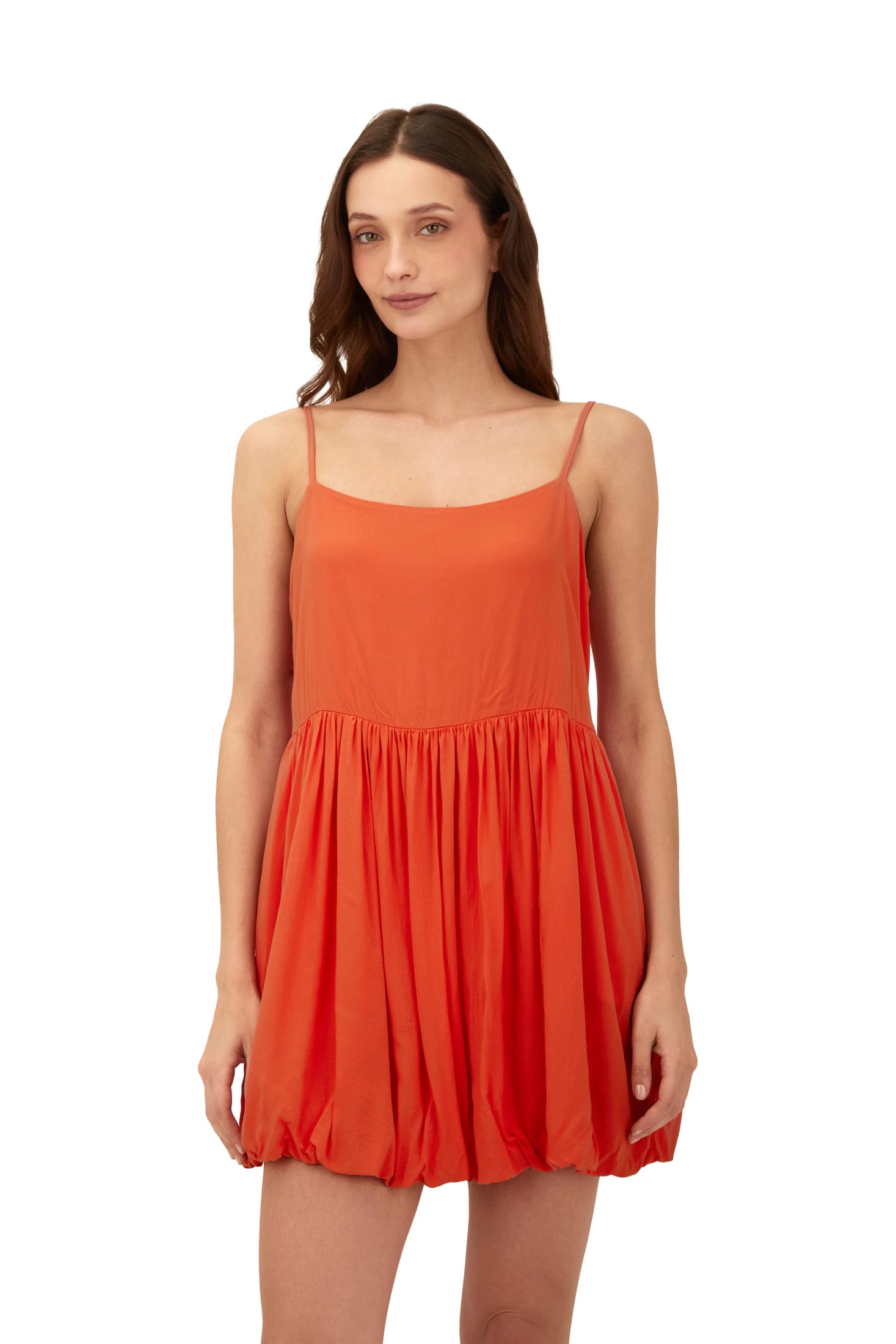 Brisa Tangerine Drift Dress - imagen 1