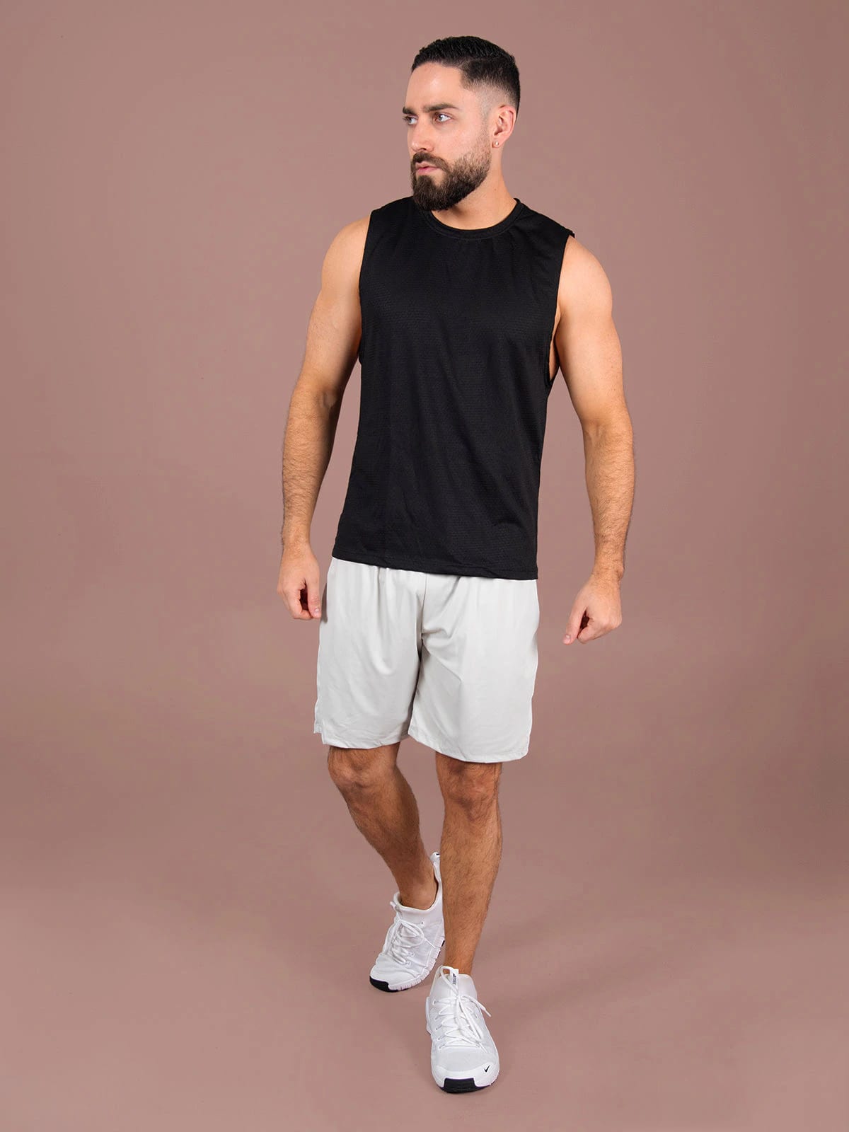 Camisilla hombre panal negra - imagen 3