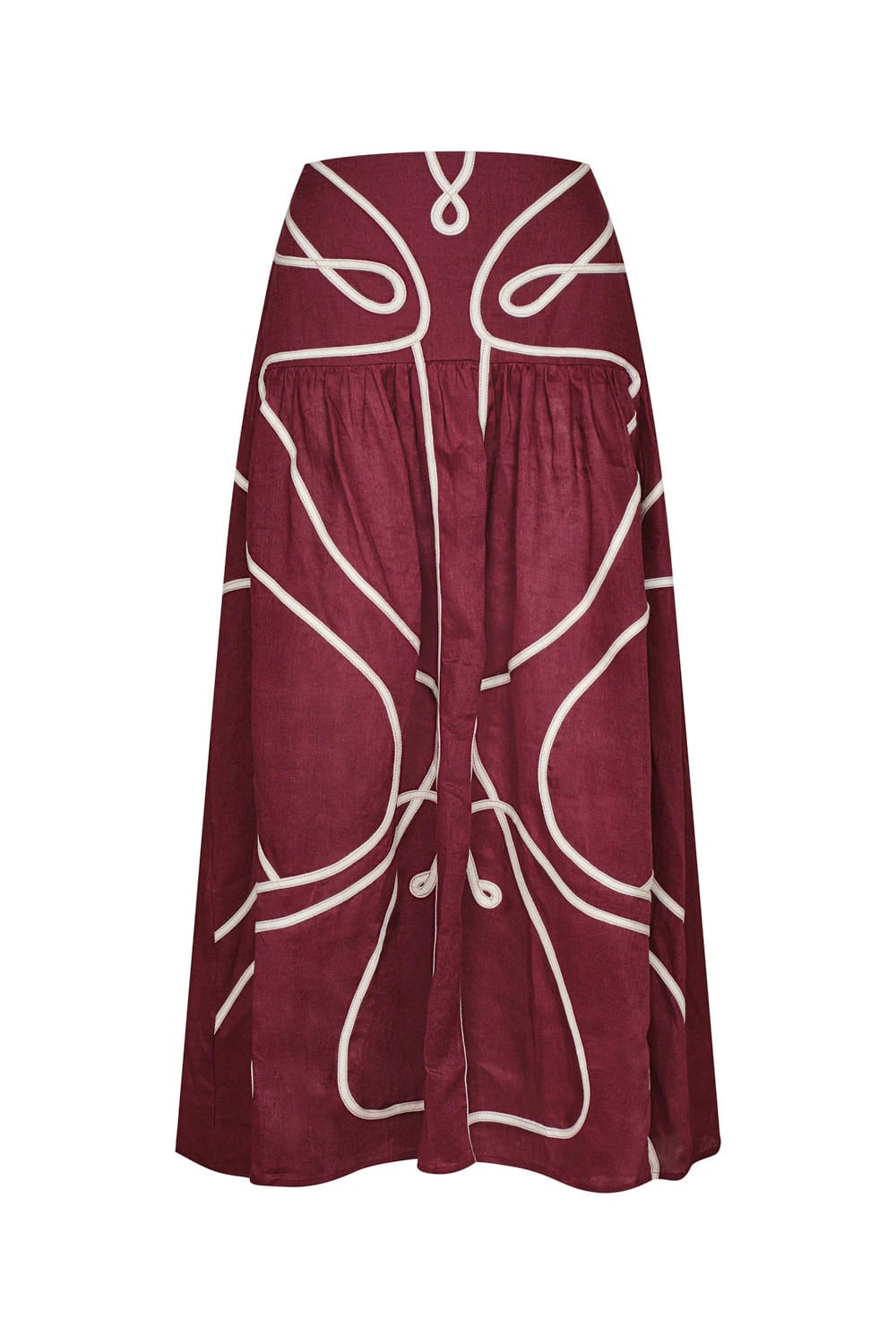 Falda santorini vinotinto - imagen 2
