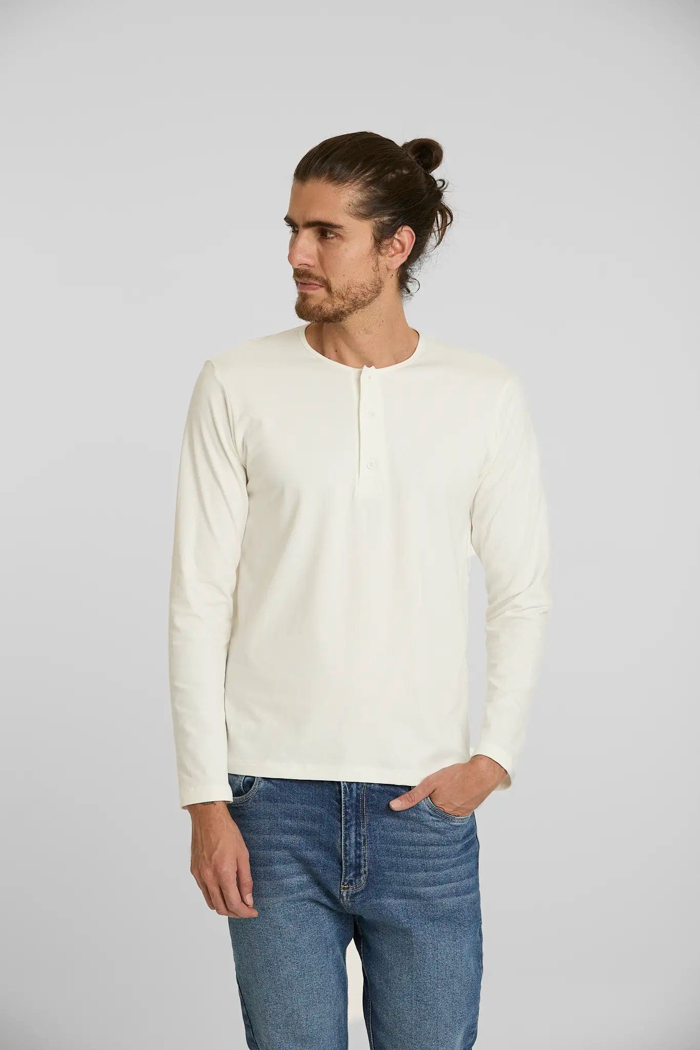 Camiseta Henley Crudo - imagen 4
