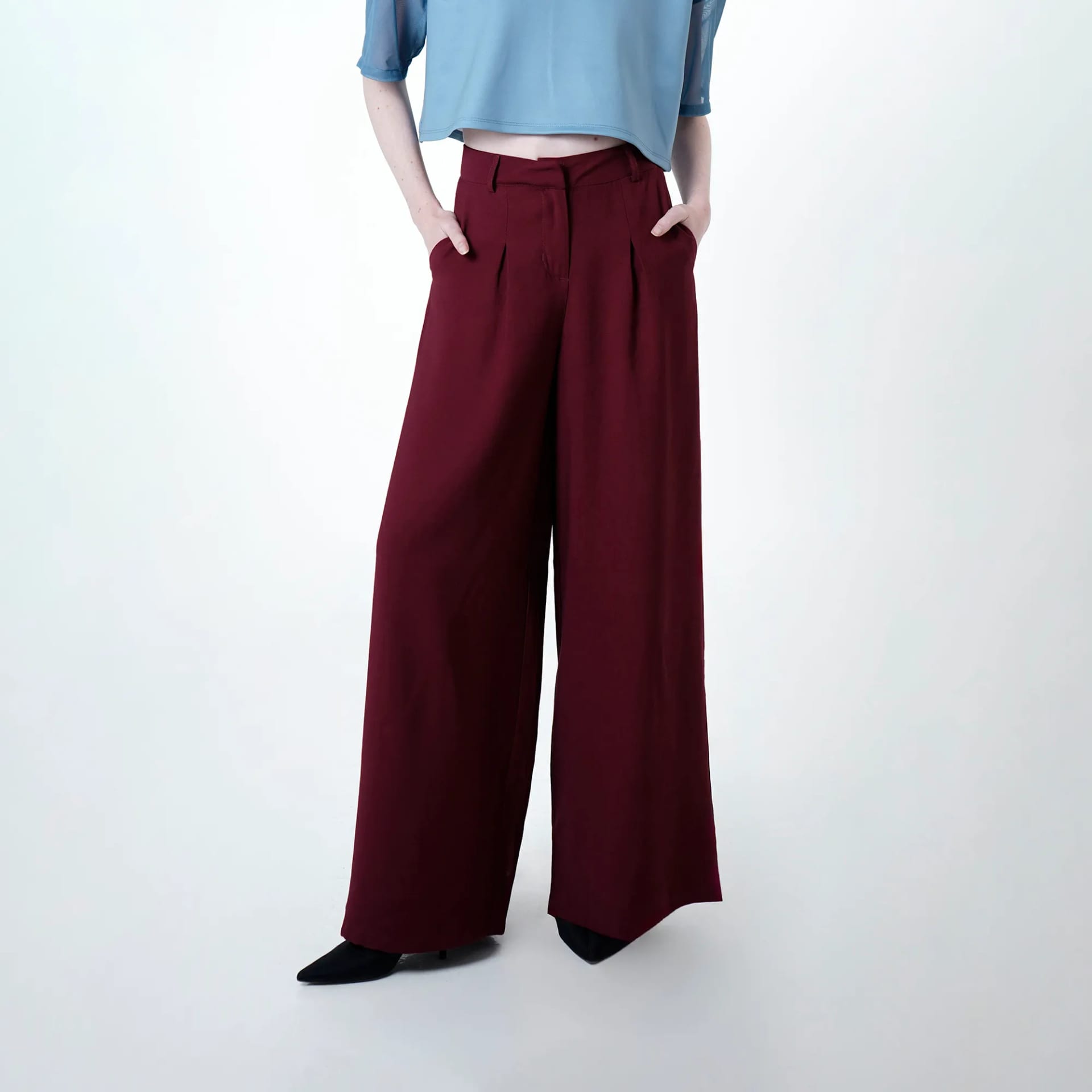 Pantalon Tiro Alto Bota Flare - imagen 5