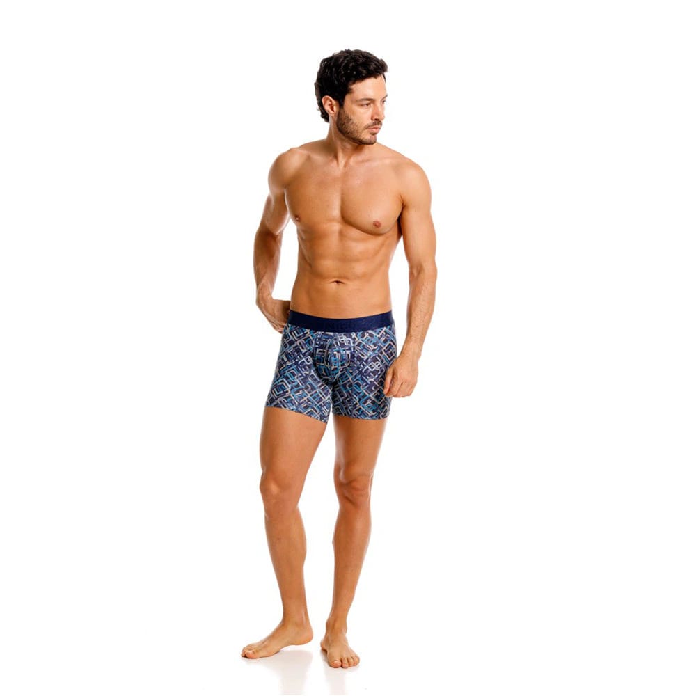 BOXER MEDIO MARCO AZUL - imagen 2