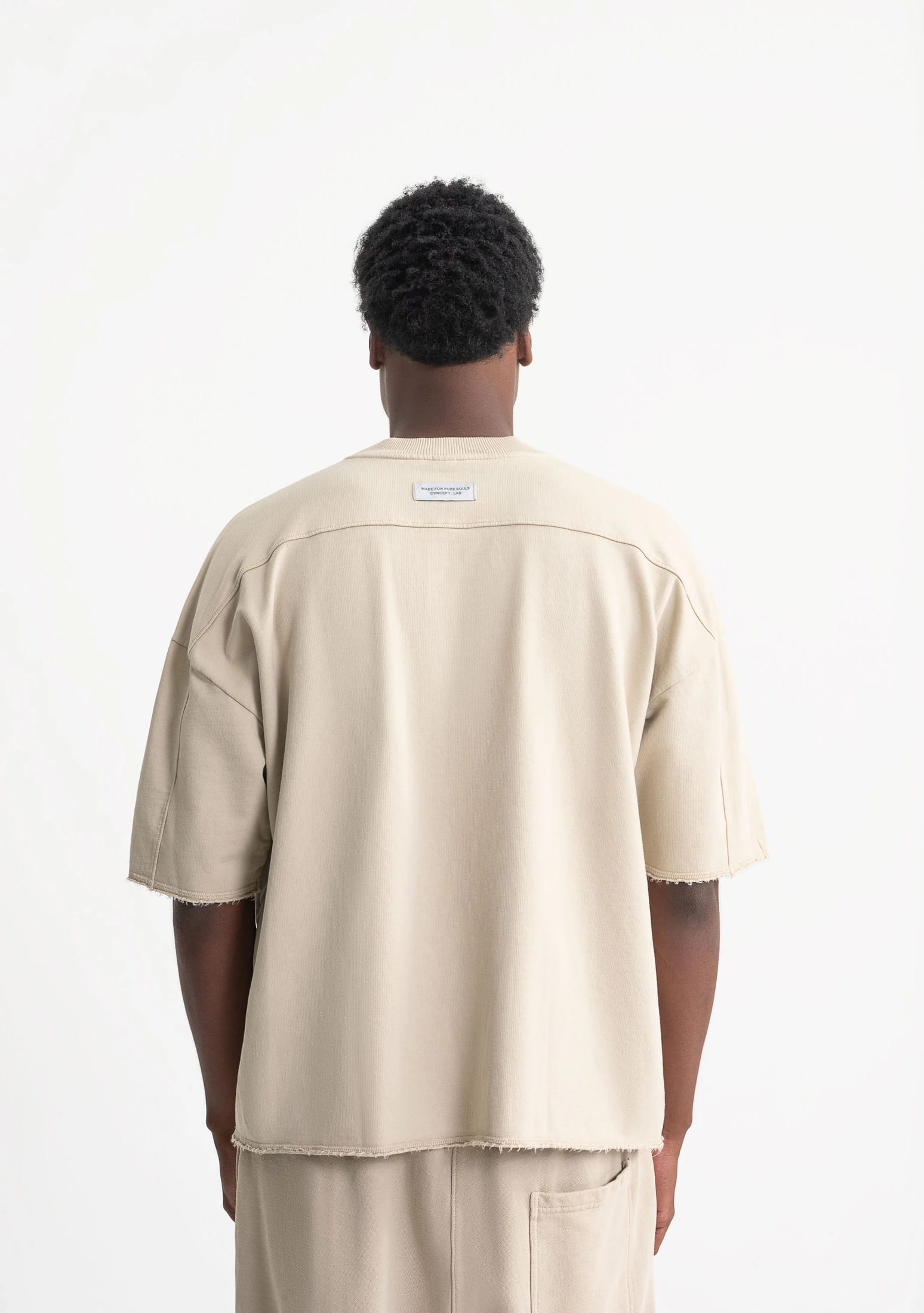 Rustic taupe pocket t-shirt - imagen 3