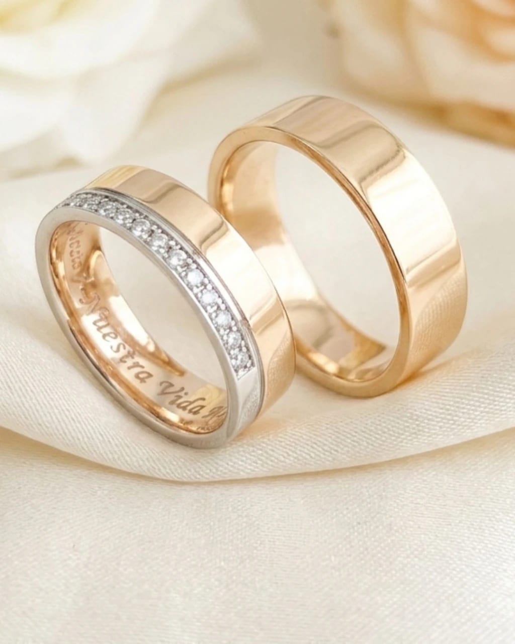 Argollas Oro 18K Diamantes - imagen 2