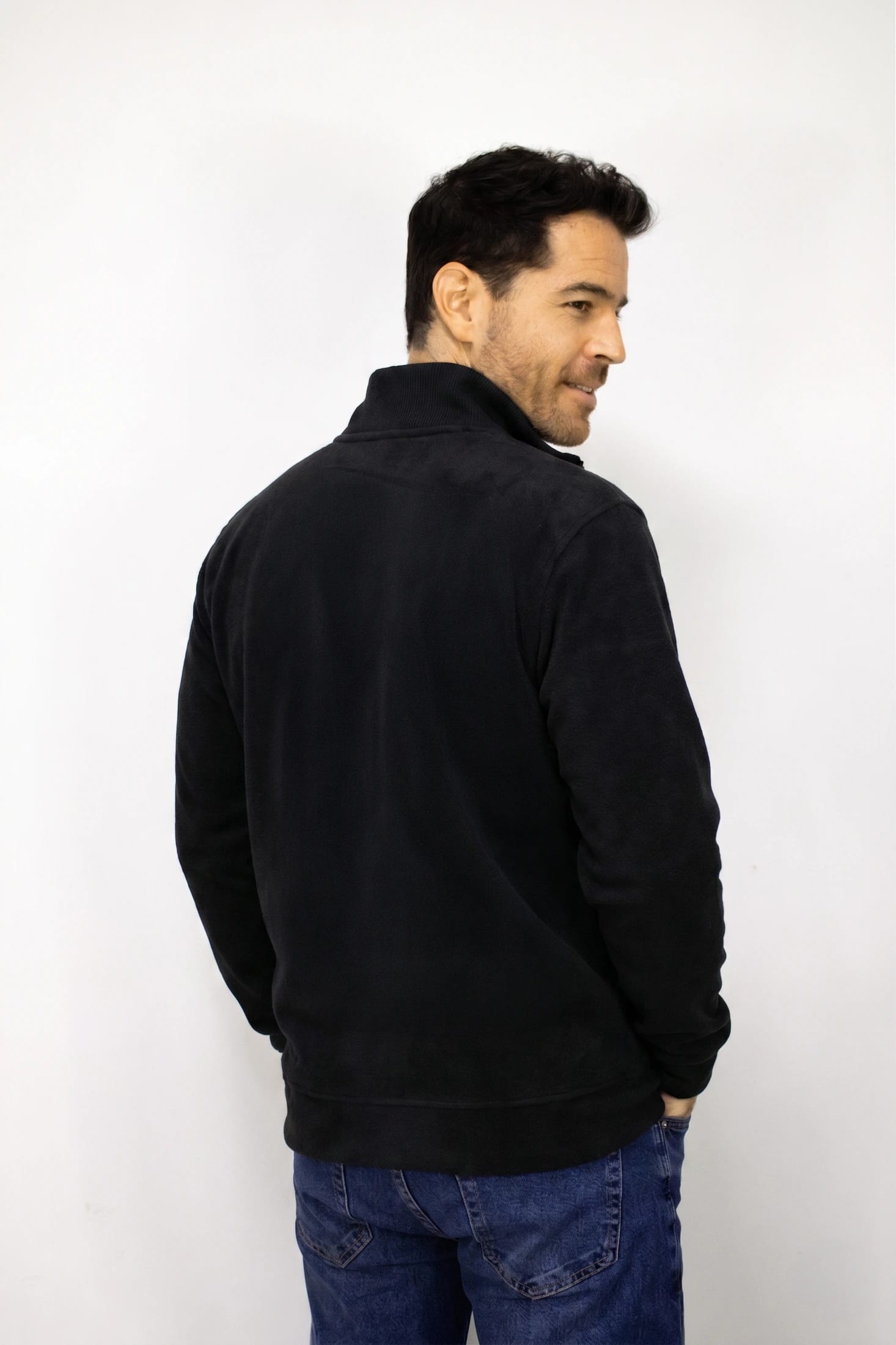 Saco negro con Cremallera para hombre - imagen 3