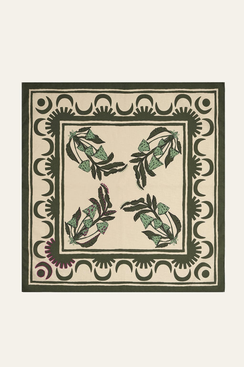 Secret Life Of Funghi Cloth Napkins Set of 4 - imagen 1