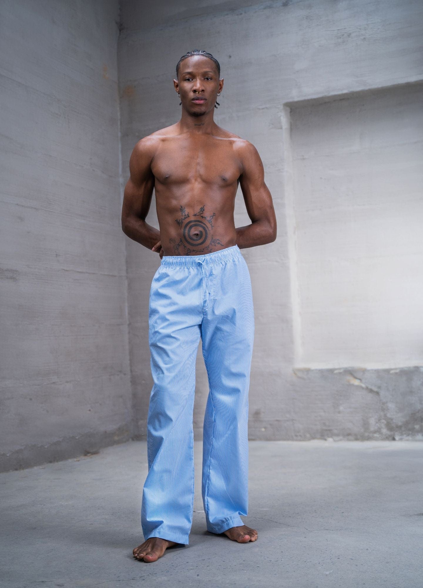Pantalón Rayas - Azul - imagen 1