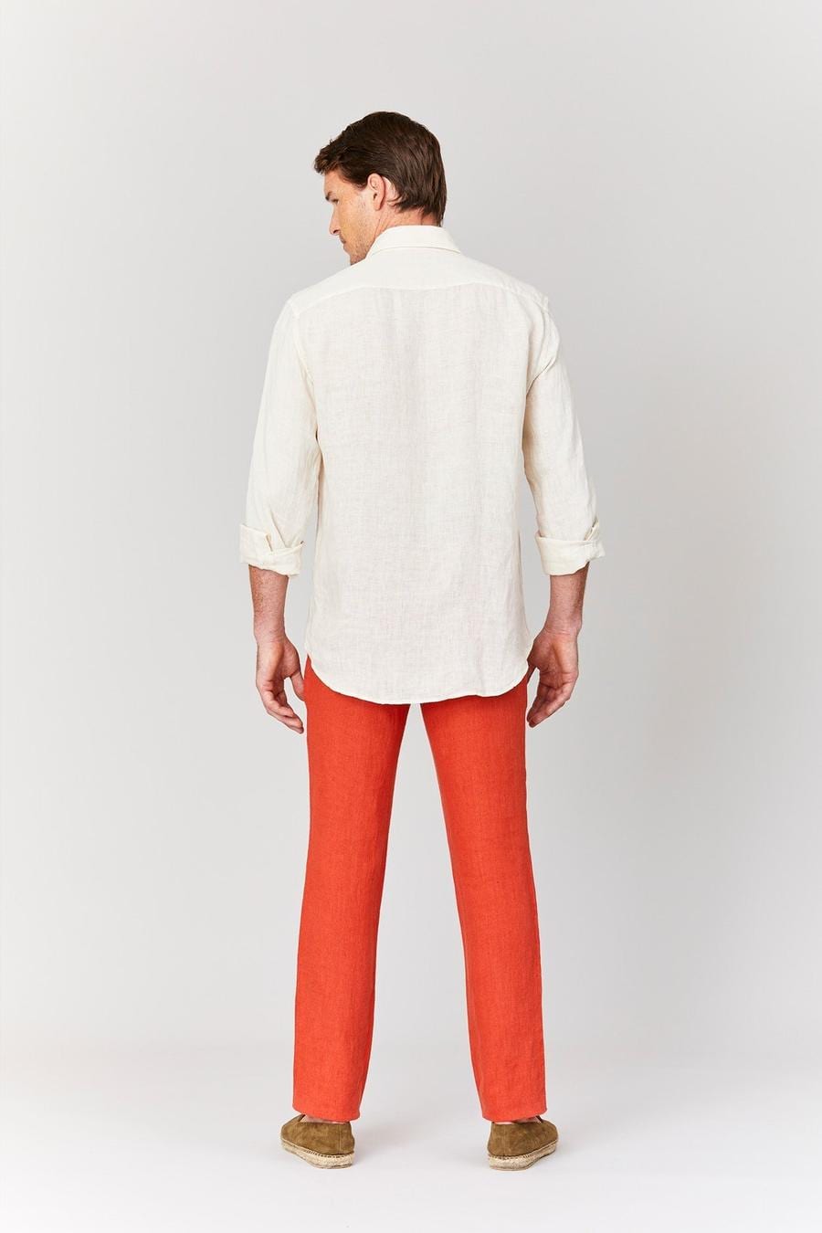 Men's linen pants chili basic - imagen 5