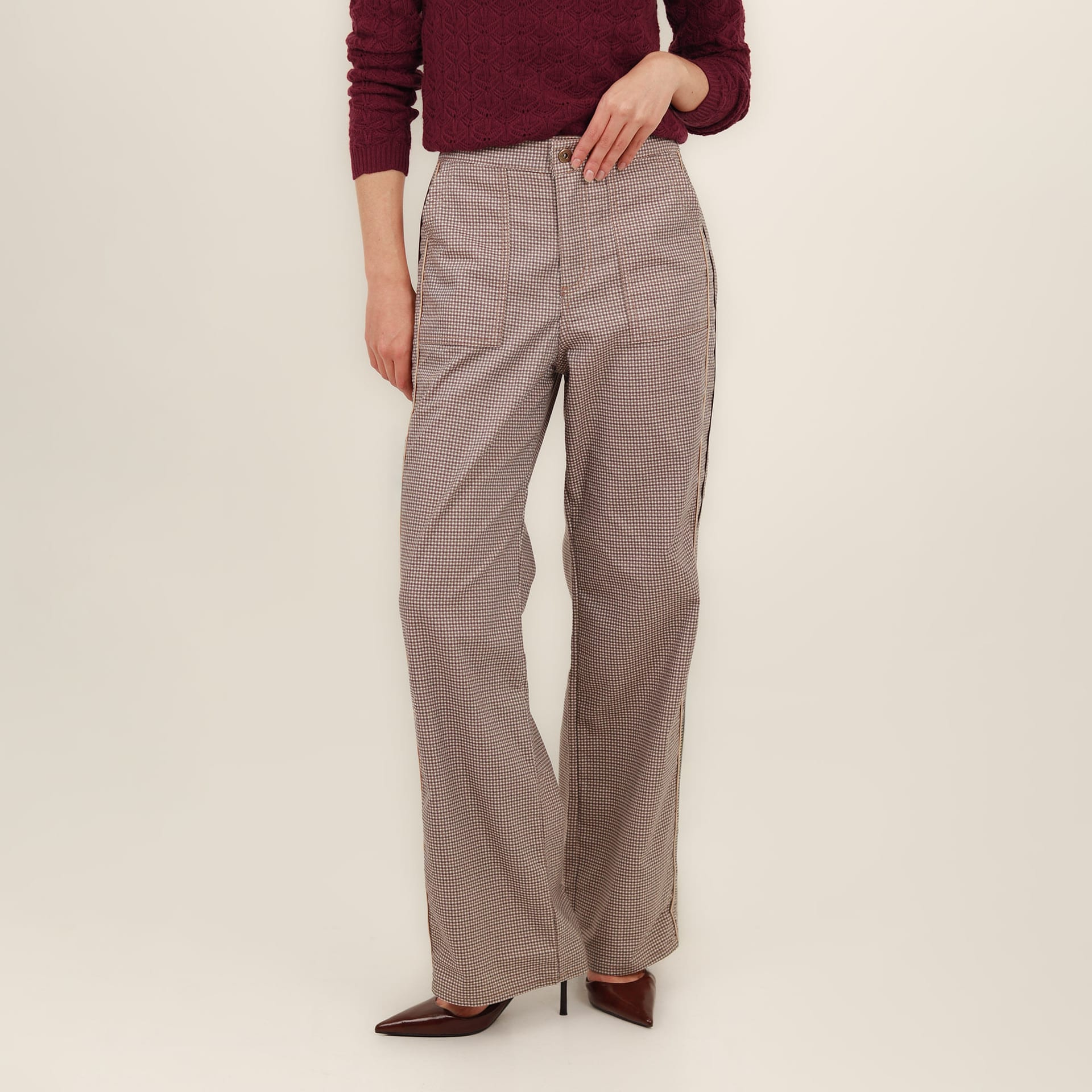 Pantalon Tiro Alto Bota Recta - imagen 3