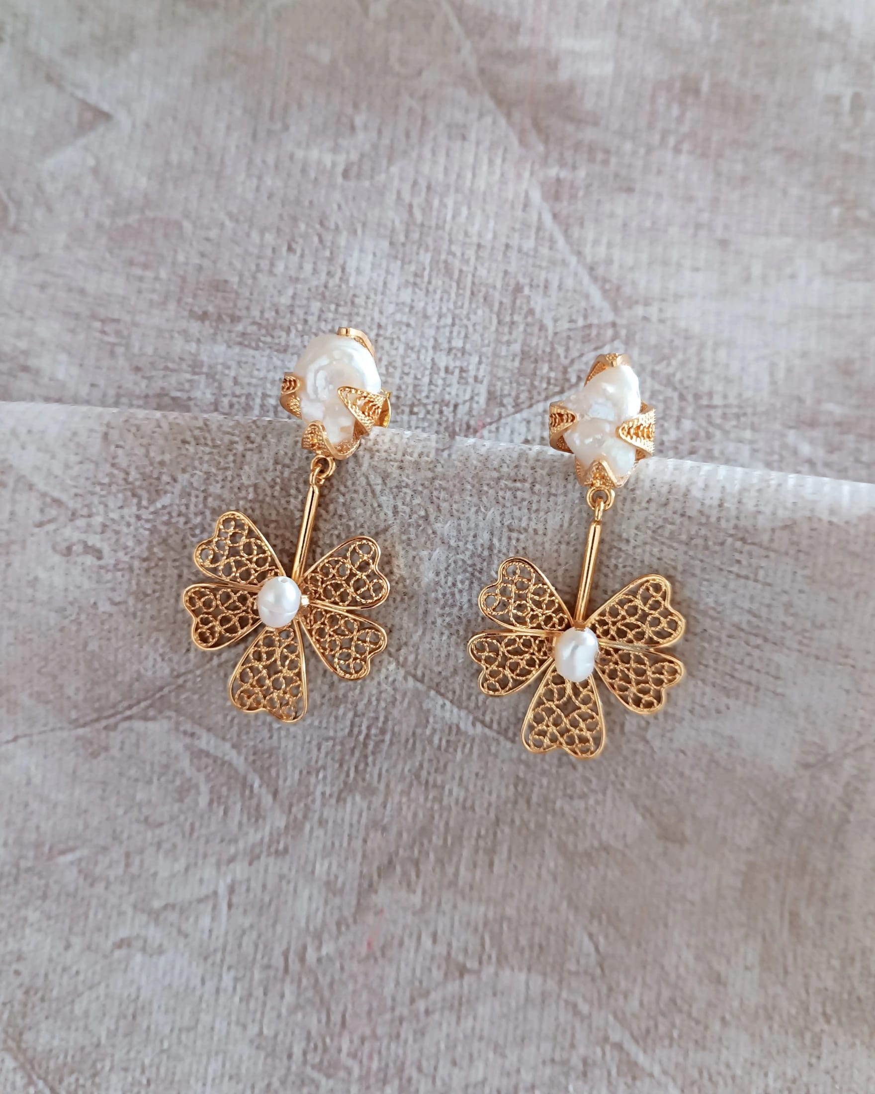 Aretes filigrana Alegría - imagen 5