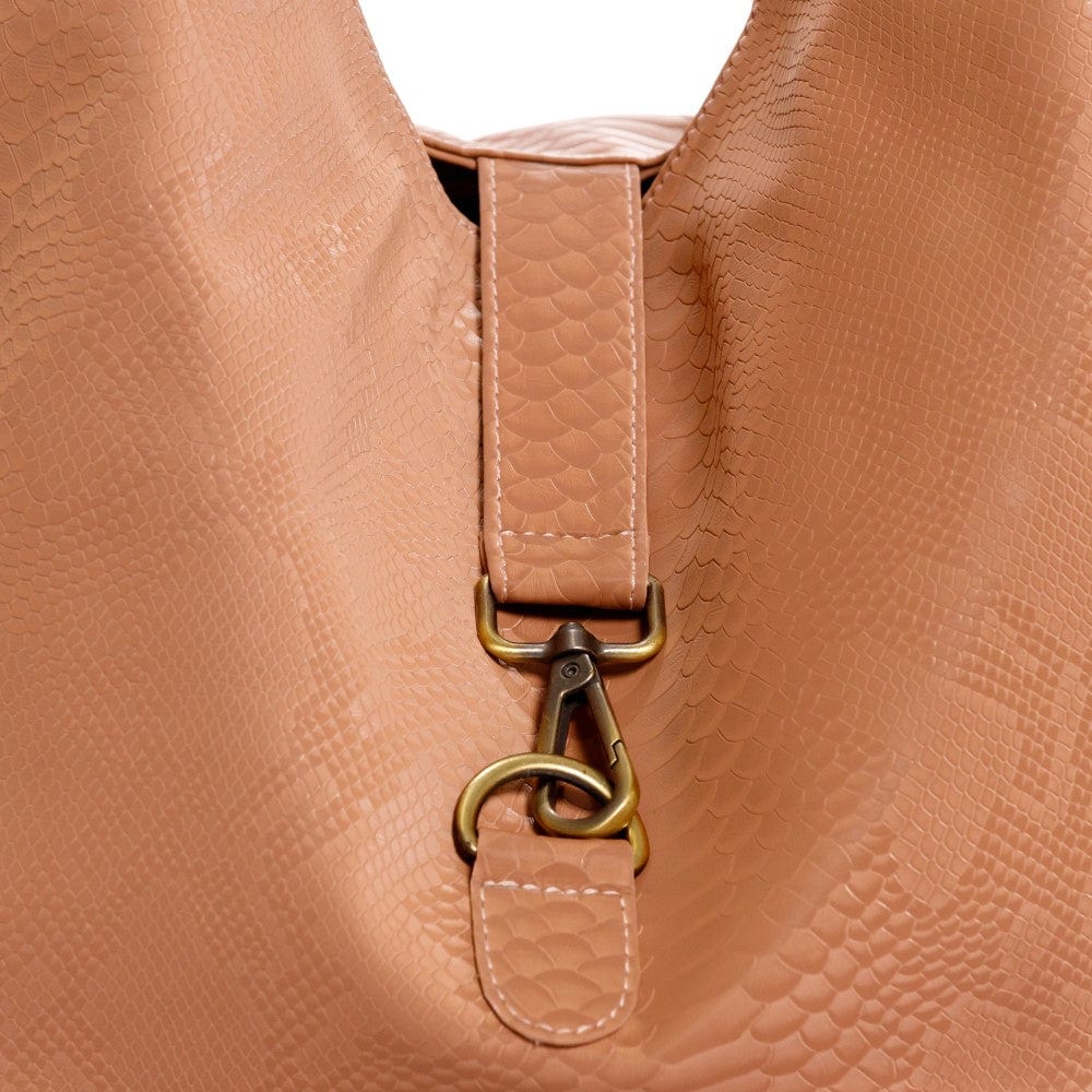 Cartera para mujer Badminton mocca con broche Cobra Noir - imagen 4