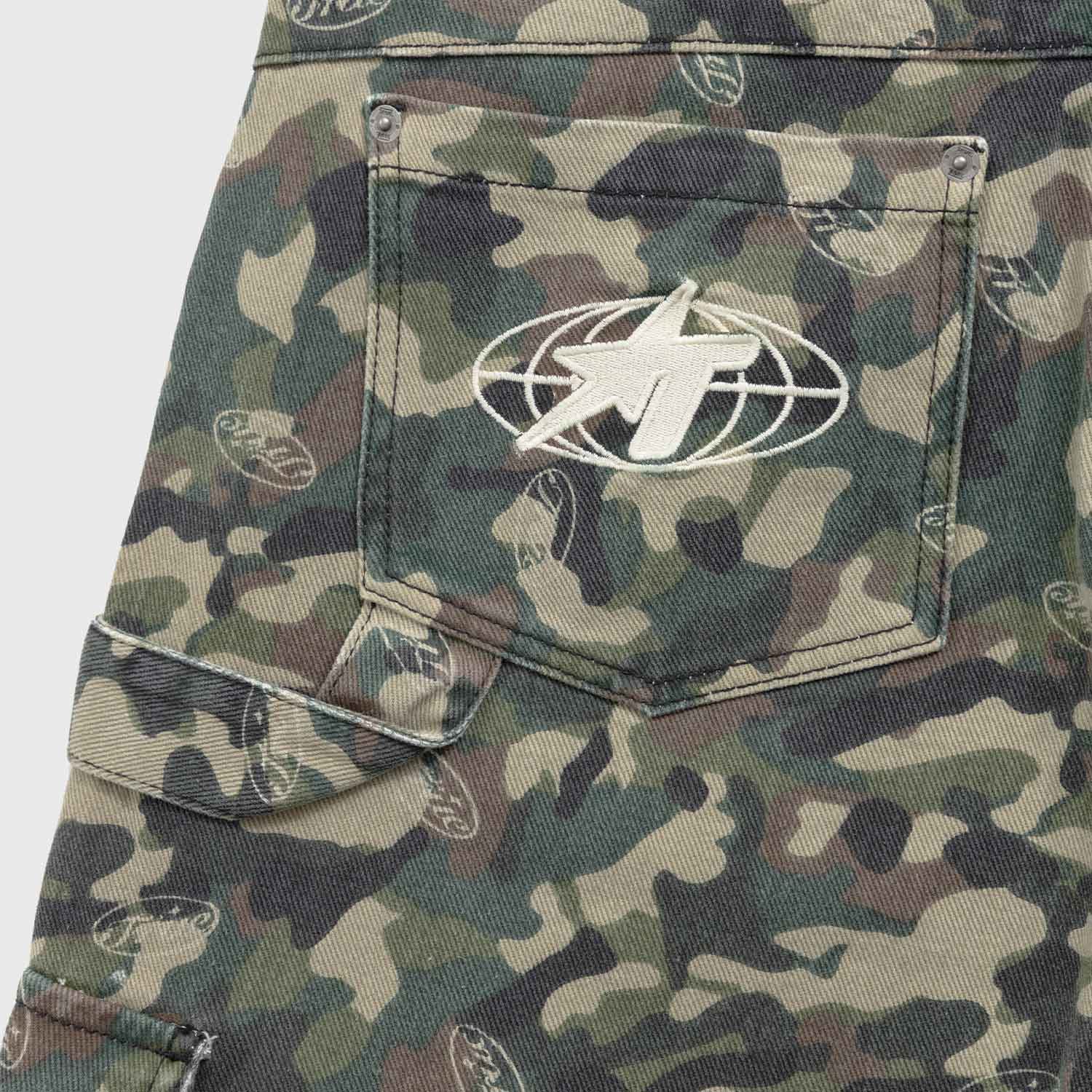 Intuition Camo Cargo Jorts - Green - imagen 7