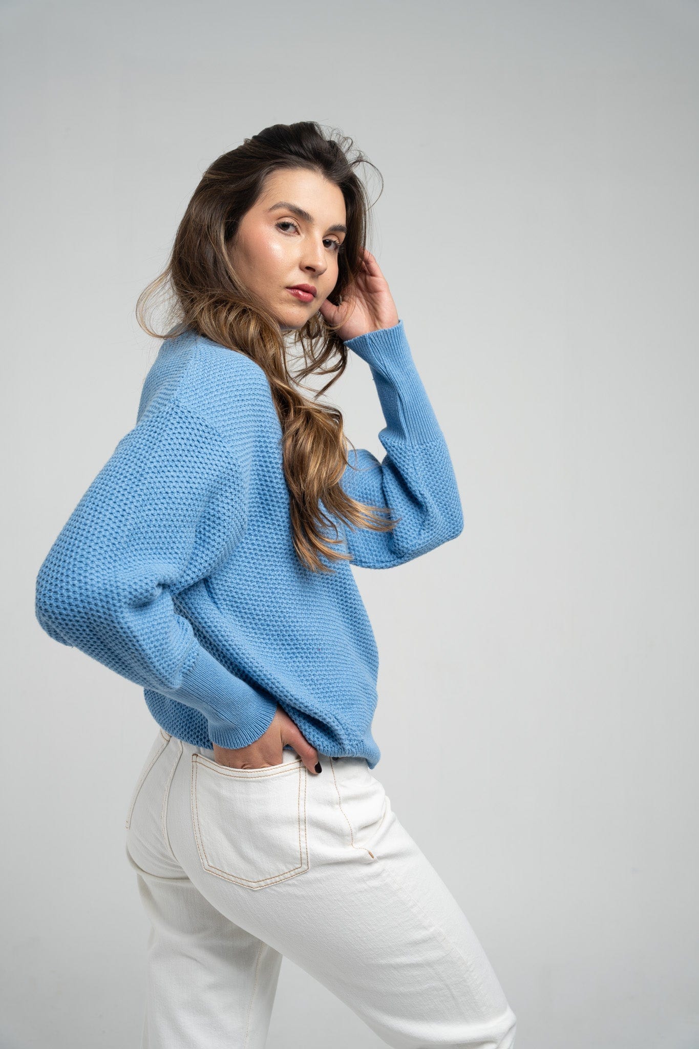 Recycled Honey Comb Sweater - imagen 2