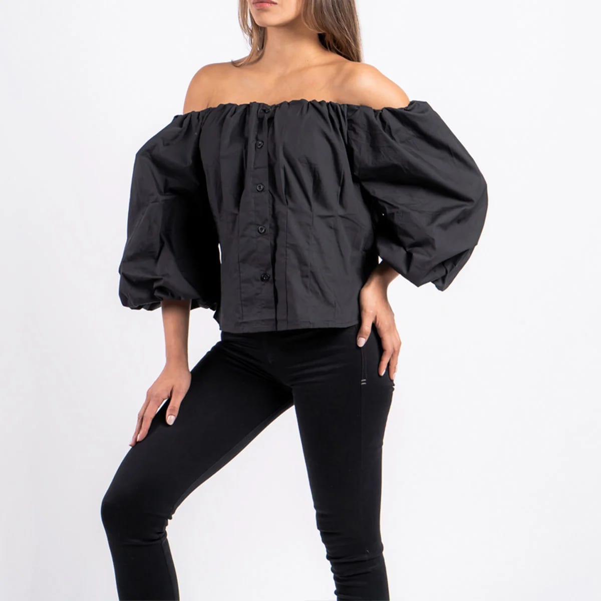 Blusa Cuello Bandeja Knz Lore - imagen 5