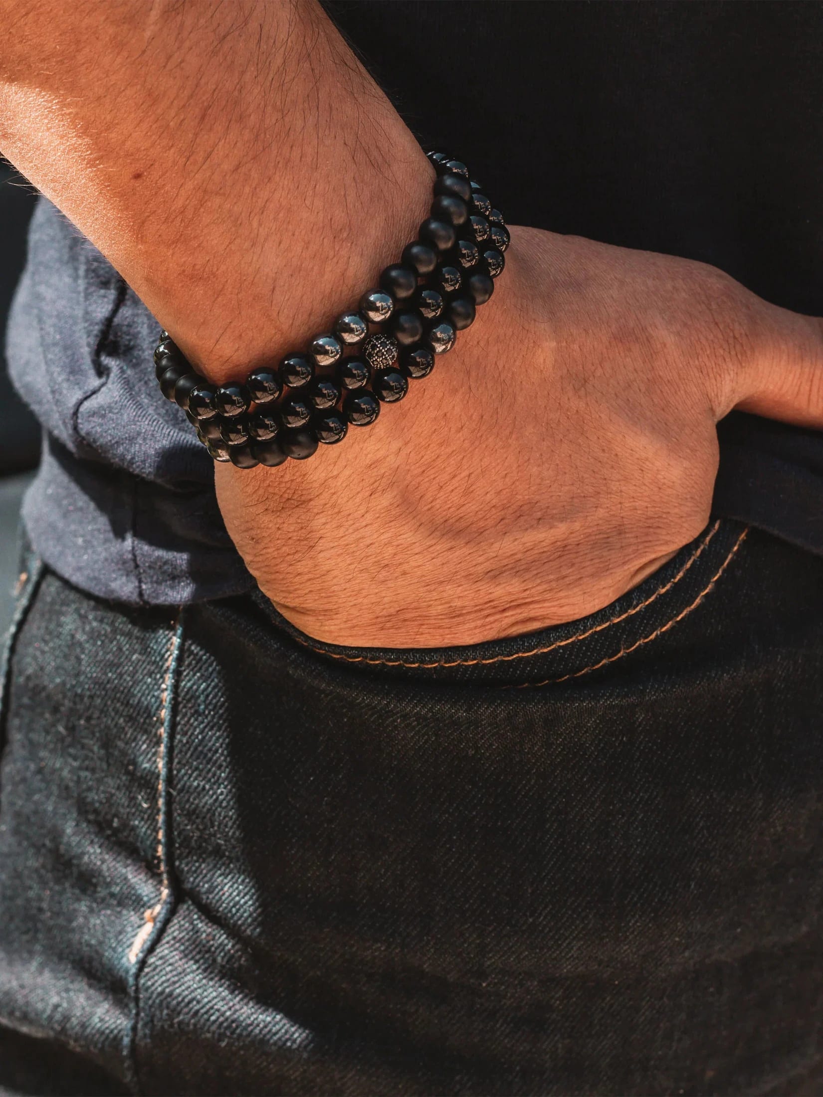 Brazalete Triple All Black 6mm - imagen 11