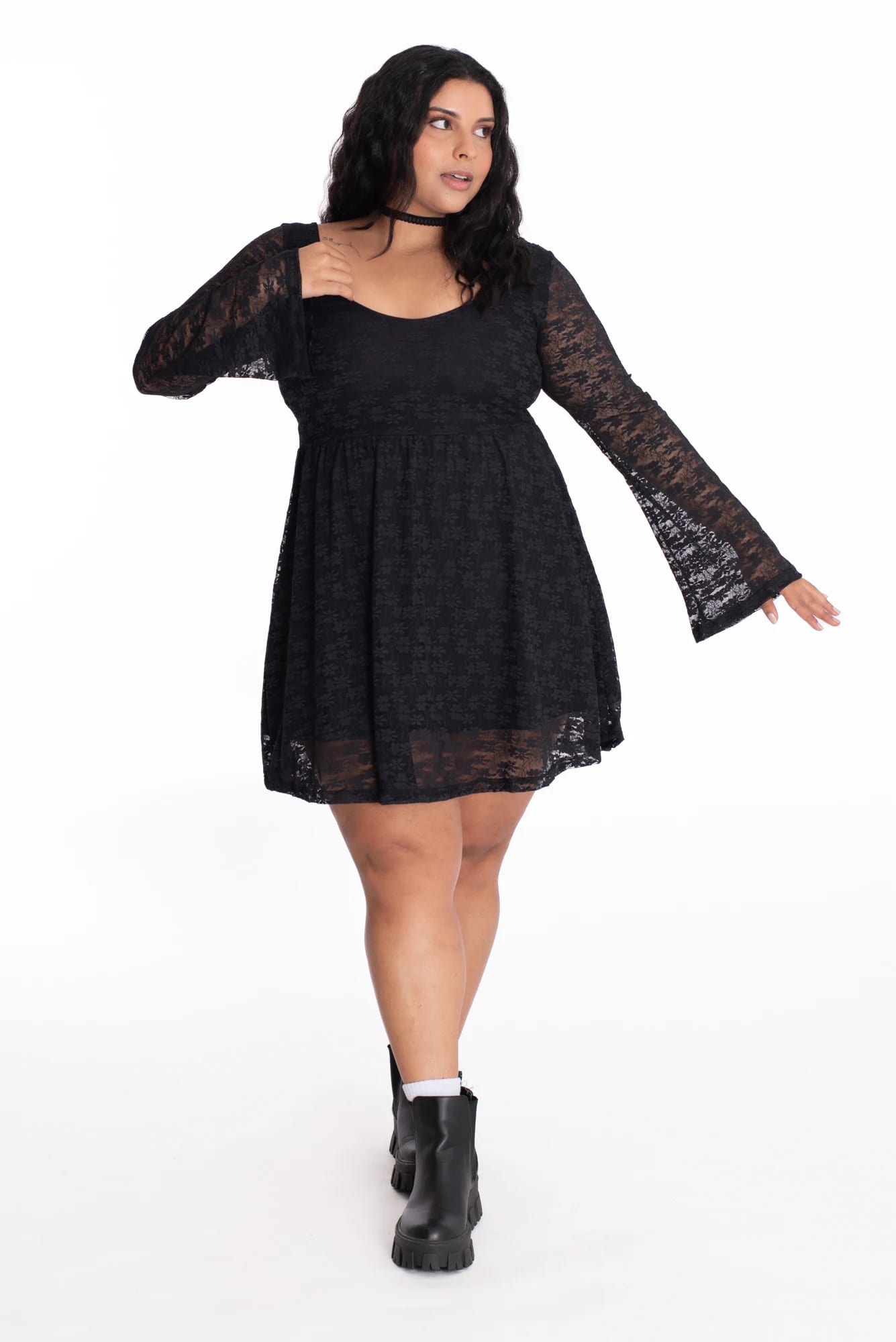 Vestido Florencia Negro - imagen 18