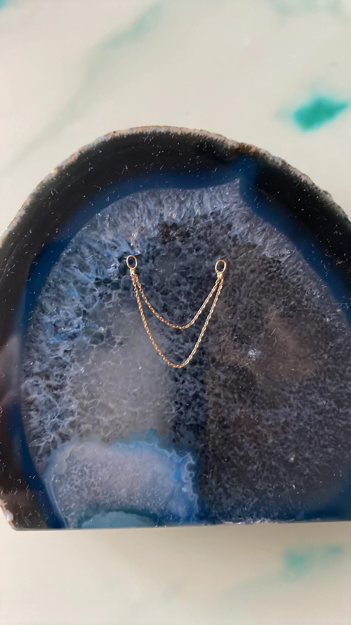 Charm Conector Aretes - Doble - imagen 1