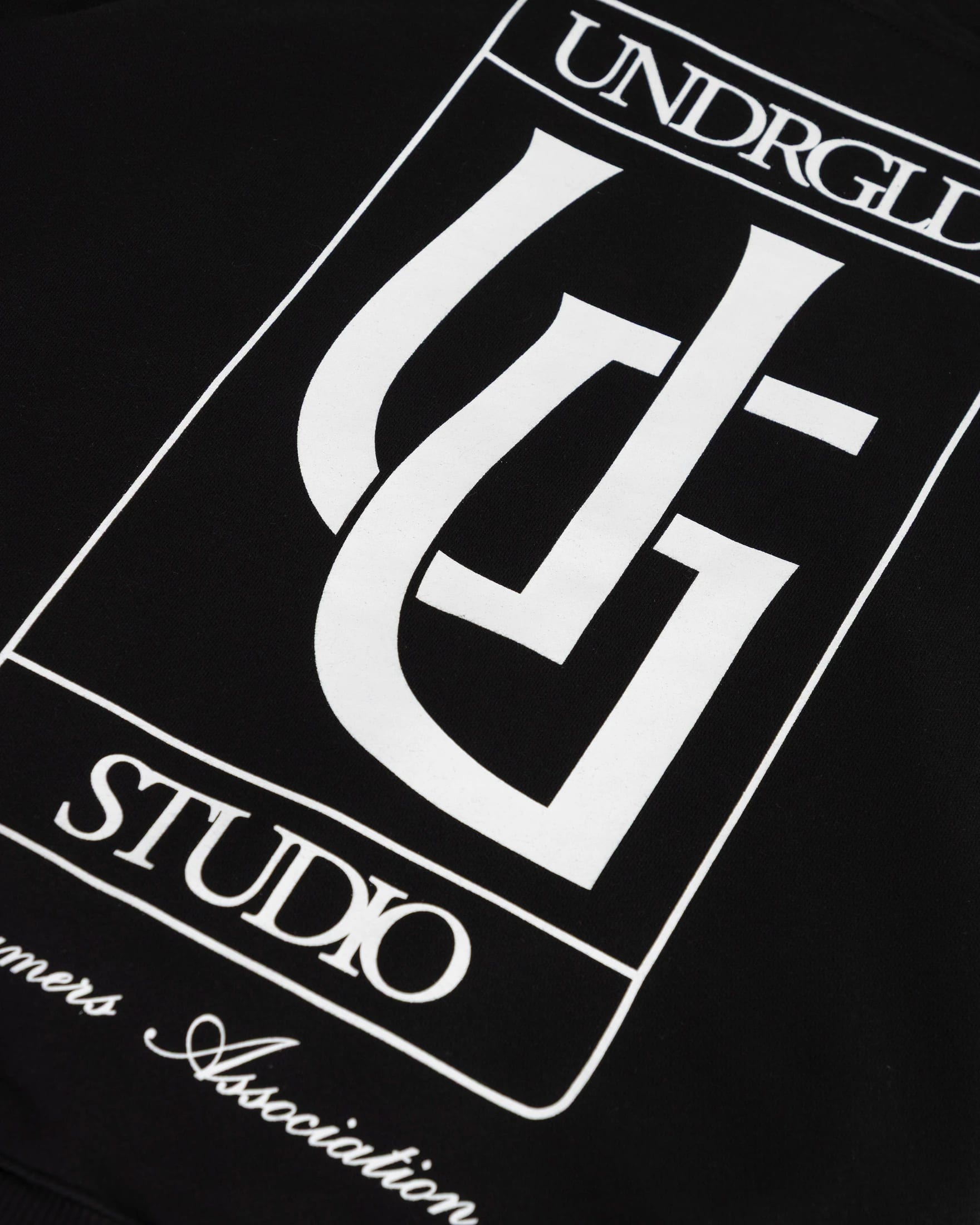 Line UG Frame Boxy Fit Hoodie Black - imagen 4