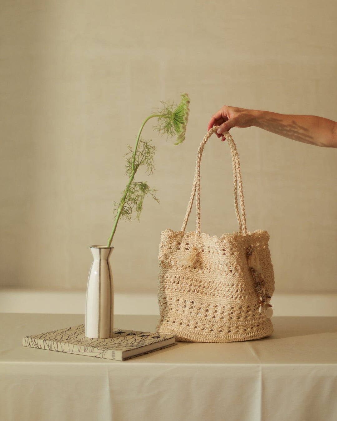 TOTE SOLEI - IVORY - imagen 4