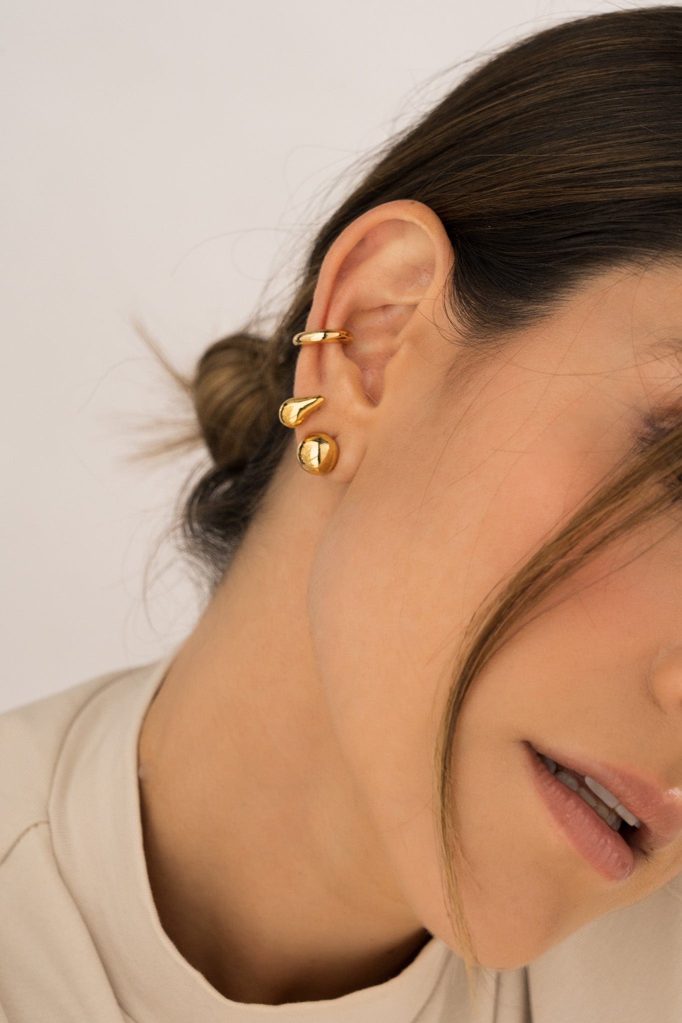 Set X3 Aretes Gotas Y Bolas - imagen 2