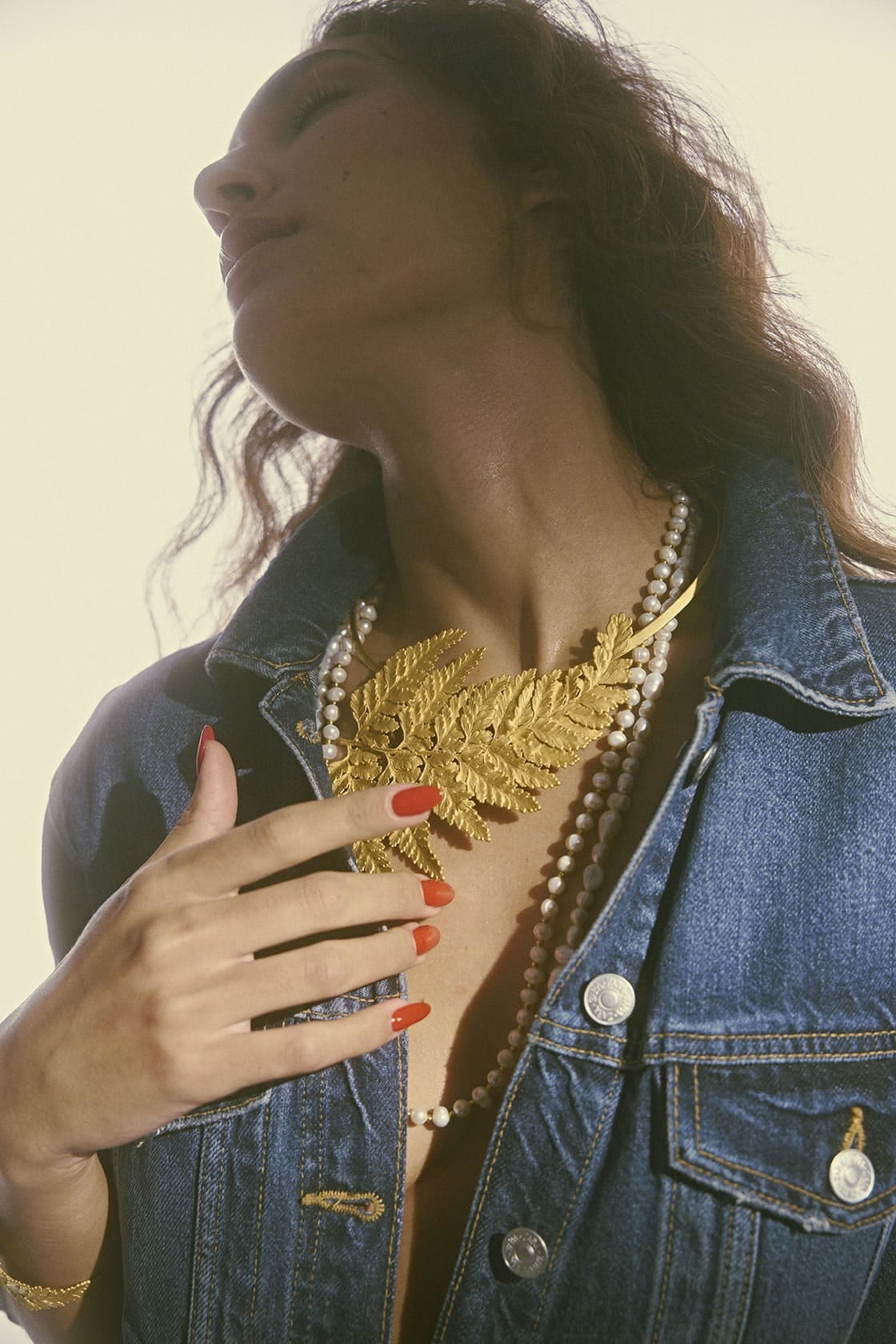 COLLAR Y PRENDEDOR LACE FERN - imagen 2