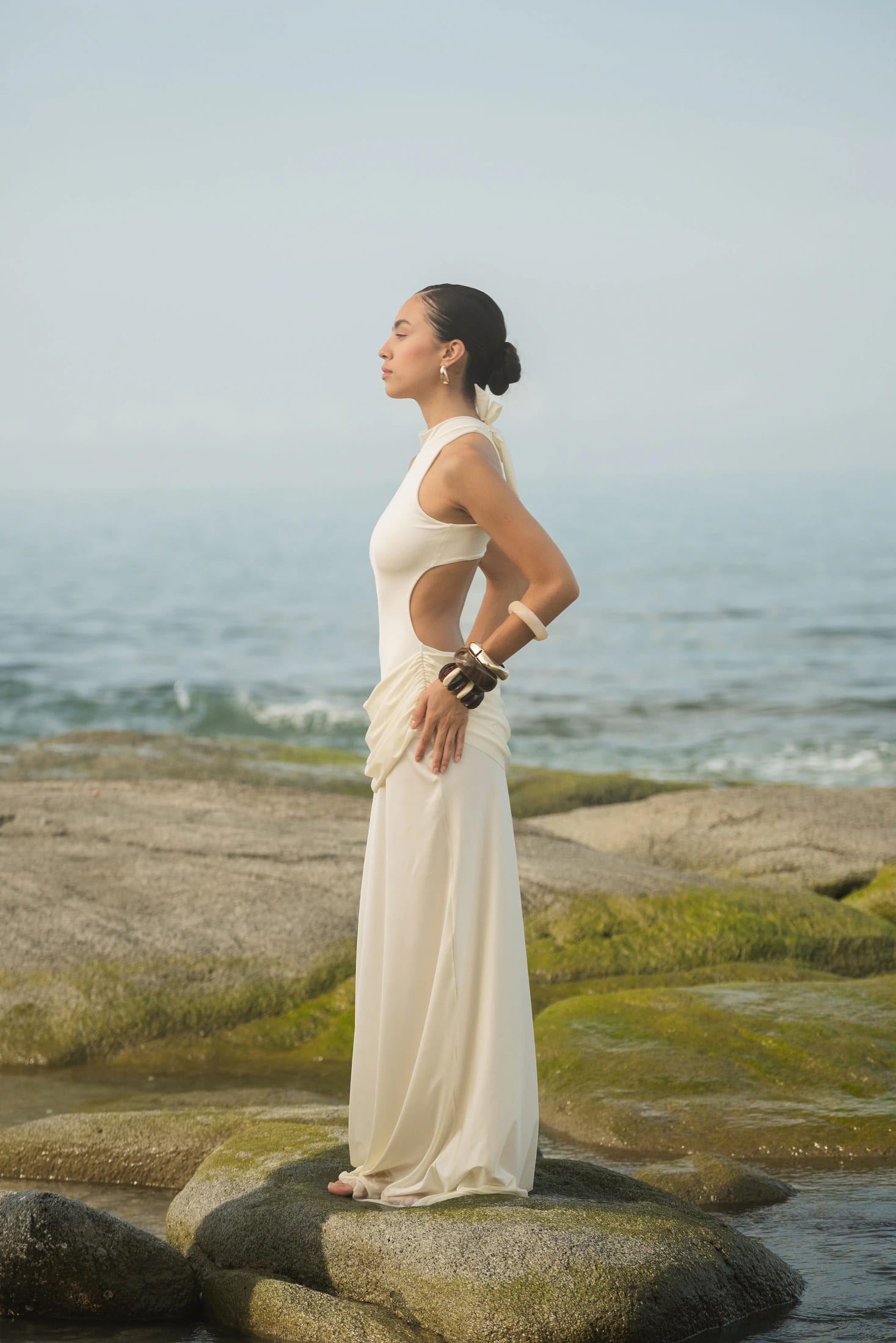 ARIEL DRESS - BRIGHT ORANGE - imagen 3