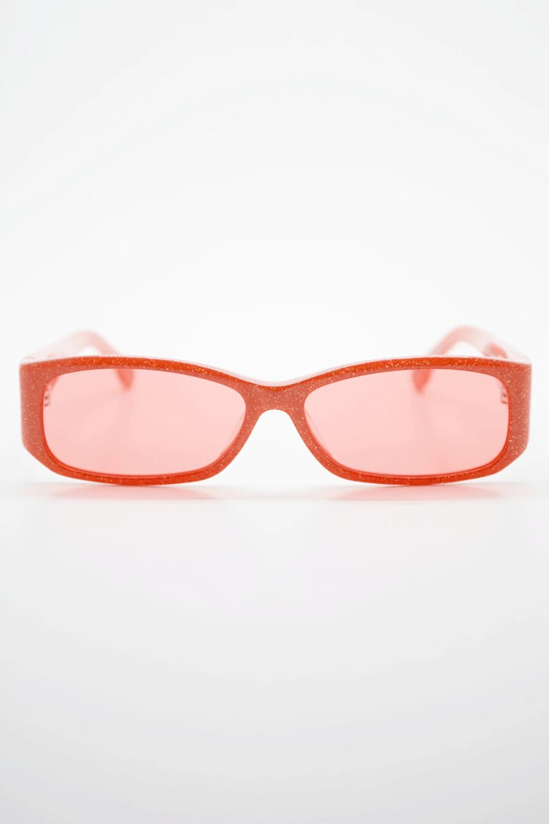 gafas de sol fifty8 breathe x not too fancy rojo glitter - imagen 2