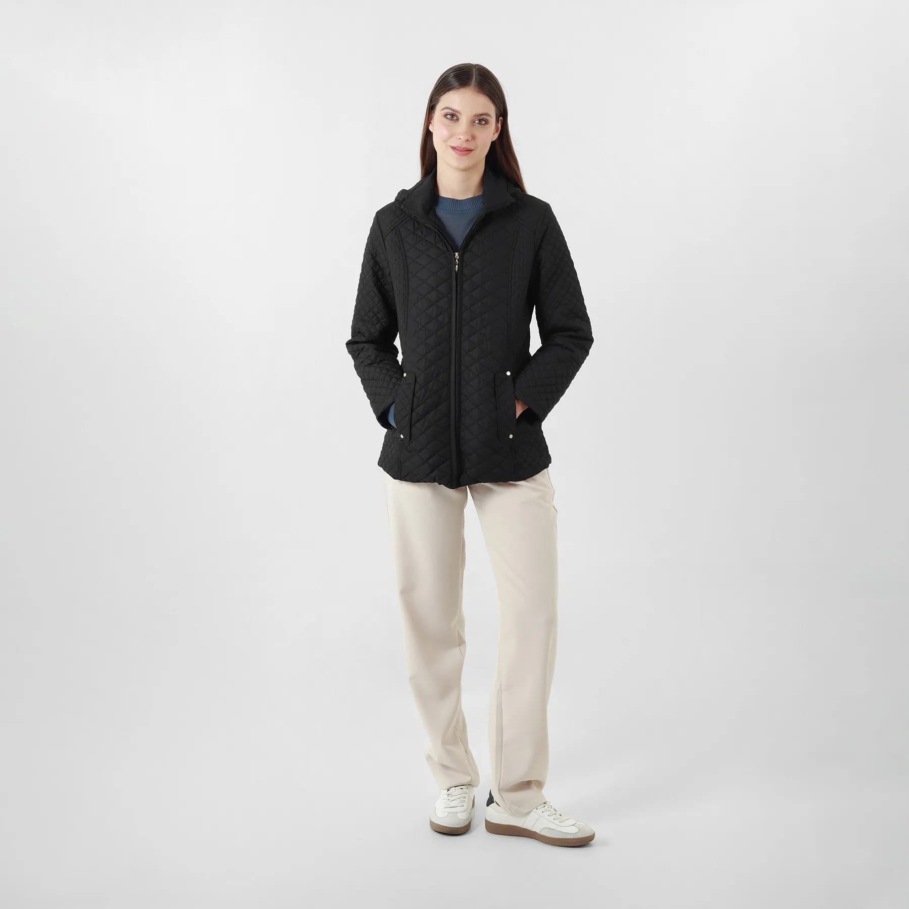 Chaqueta Cuello Alto Manga Larga - imagen 4