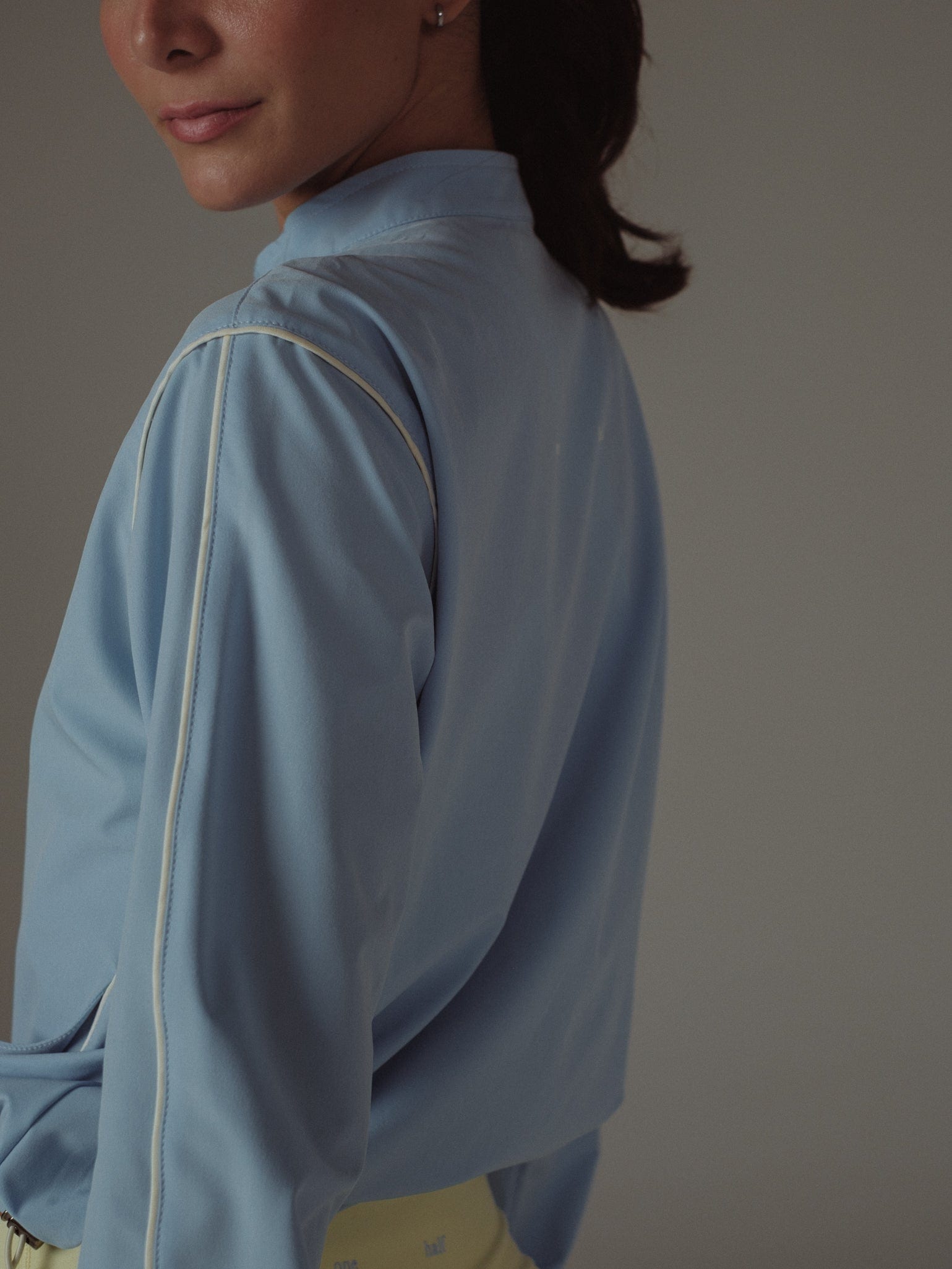 LINE WINDBREAKER JACKET - BABY BLUE - imagen 8