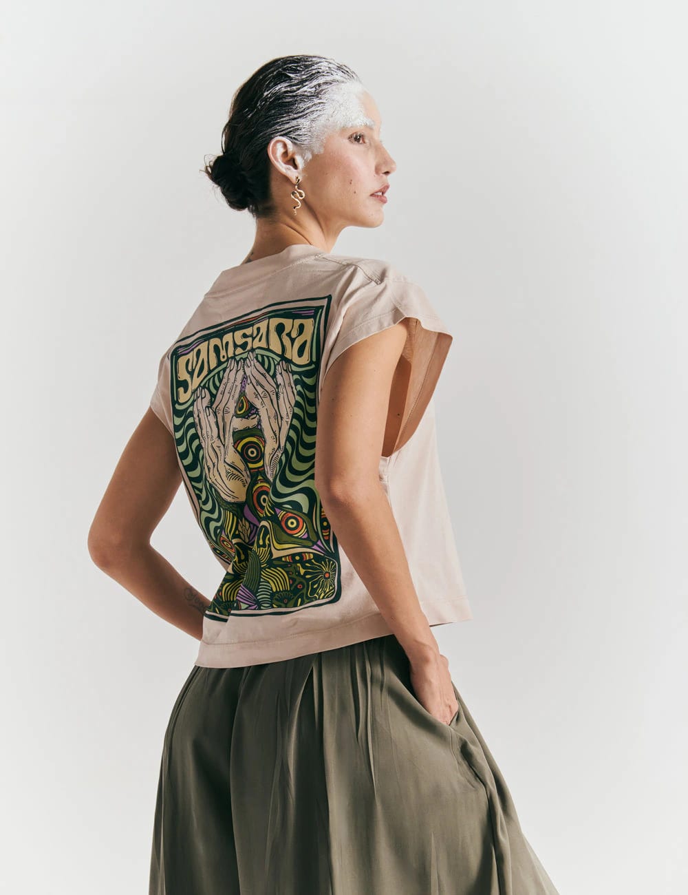 Camiseta Manga casco Nirvana Curuba Mujer - imagen 1