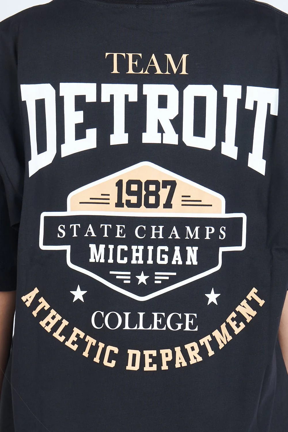 Camiseta oversize DETROIT NEGRO | DROP 03 | - imagen 2