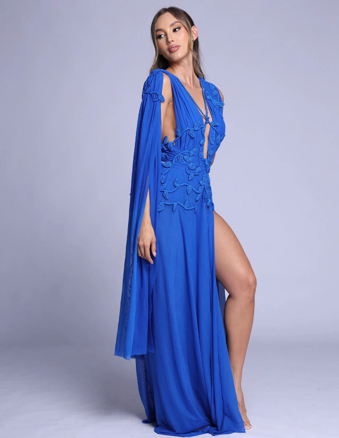 Vestido Copérnico Azul Rey - imagen 3