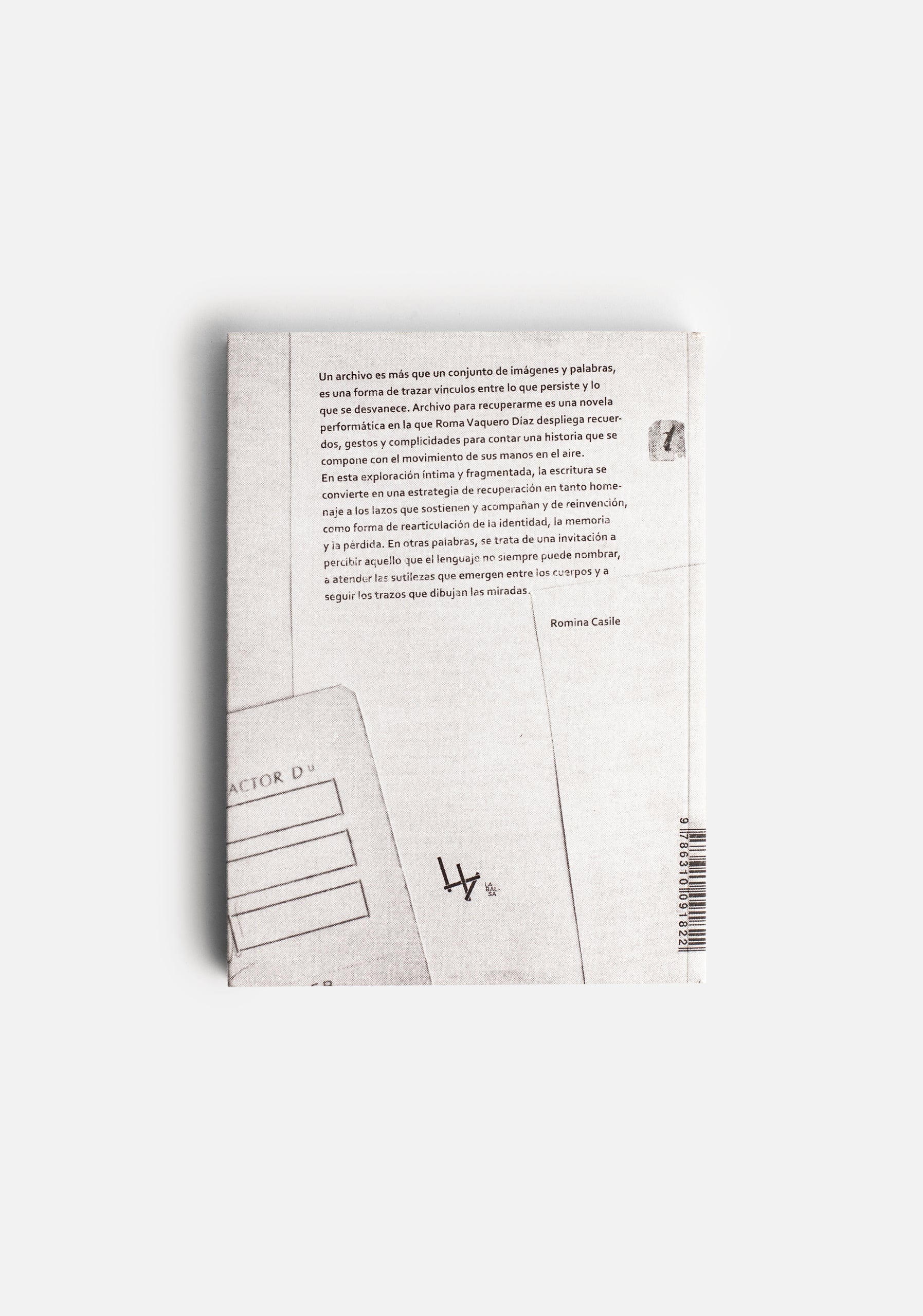 Libro Archivo Para Recuperarme ED. A&A - imagen 3