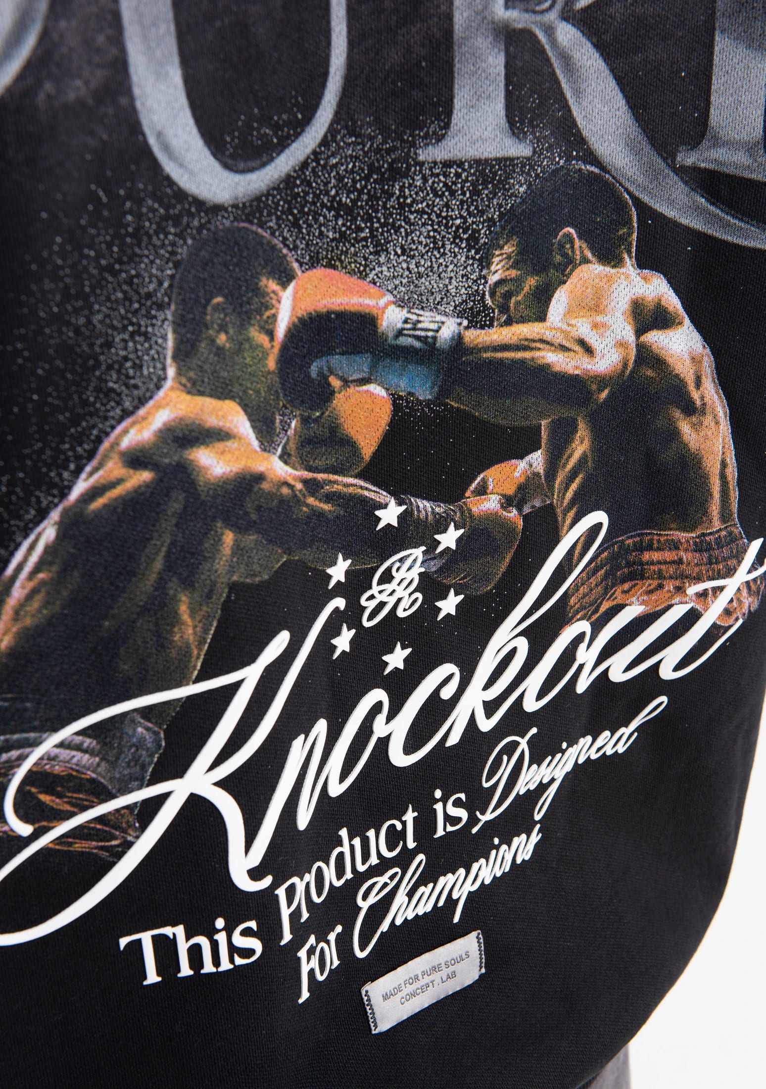 knockout black hoodie - imagen 11