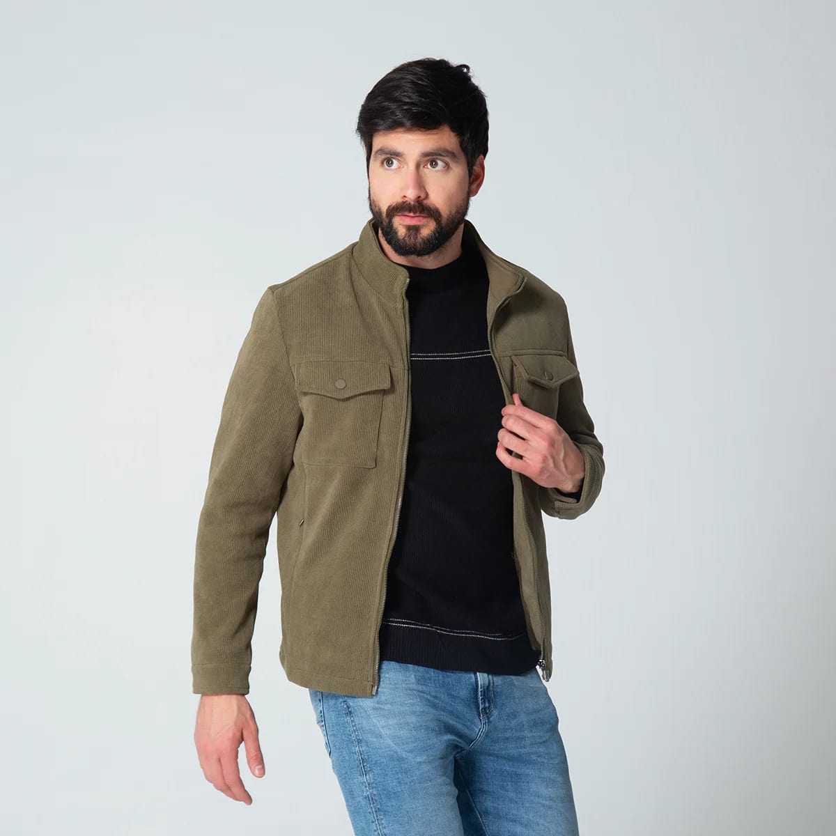 Chaqueta Pana Regular Going - imagen 7