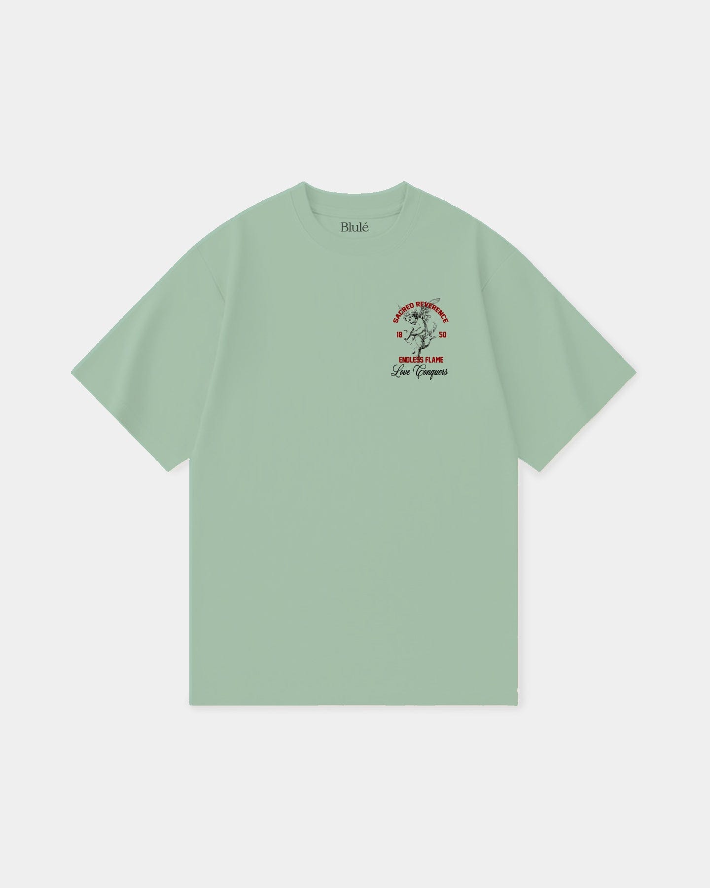 Oversized T Shirt Reverence Light Green - imagen 2