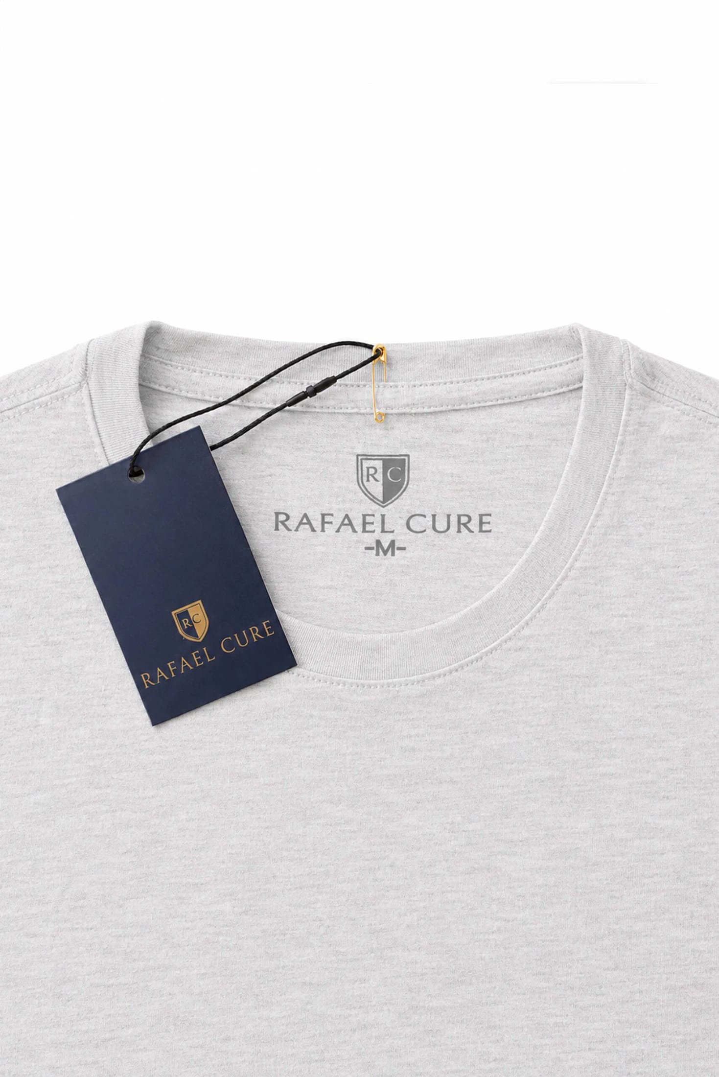 Camiseta 100% Algodón Pima Gris Jaspeado - imagen 5