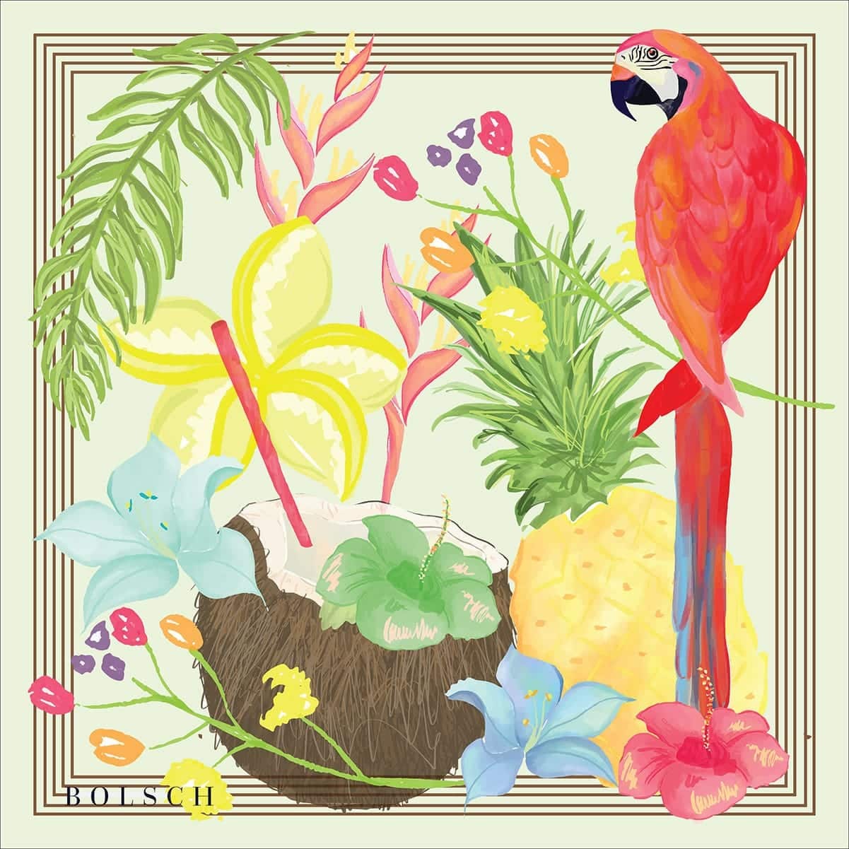 Tropical Juice – Table Napkin - imagen 1