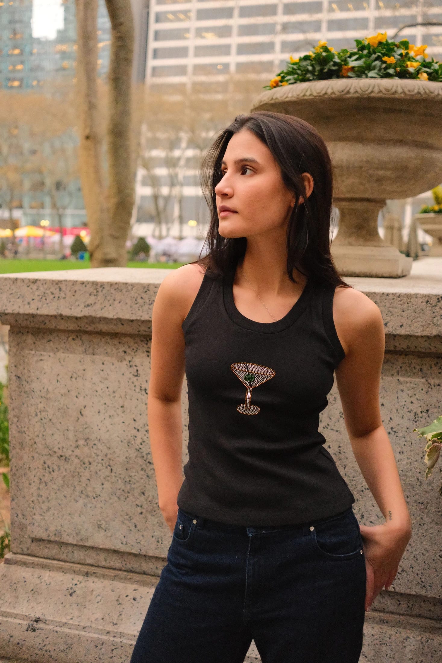 Martini Tank Top (Black) - imagen 2