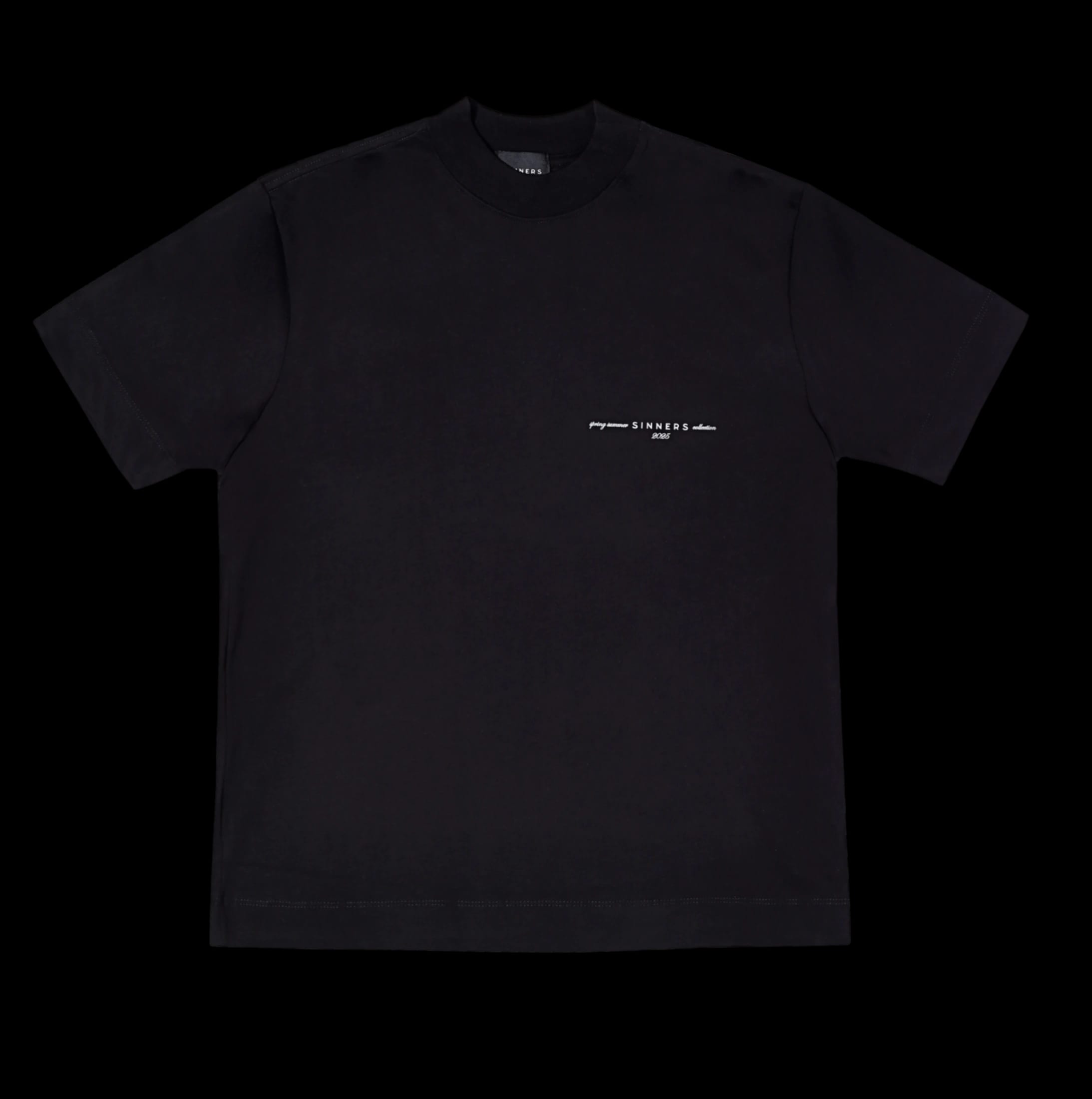 GARMENTS BLACK T-SHIRT - imagen 1