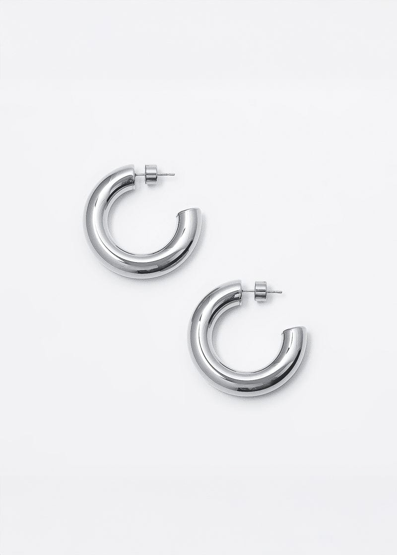 Menik Hoops Plateado - imagen 6