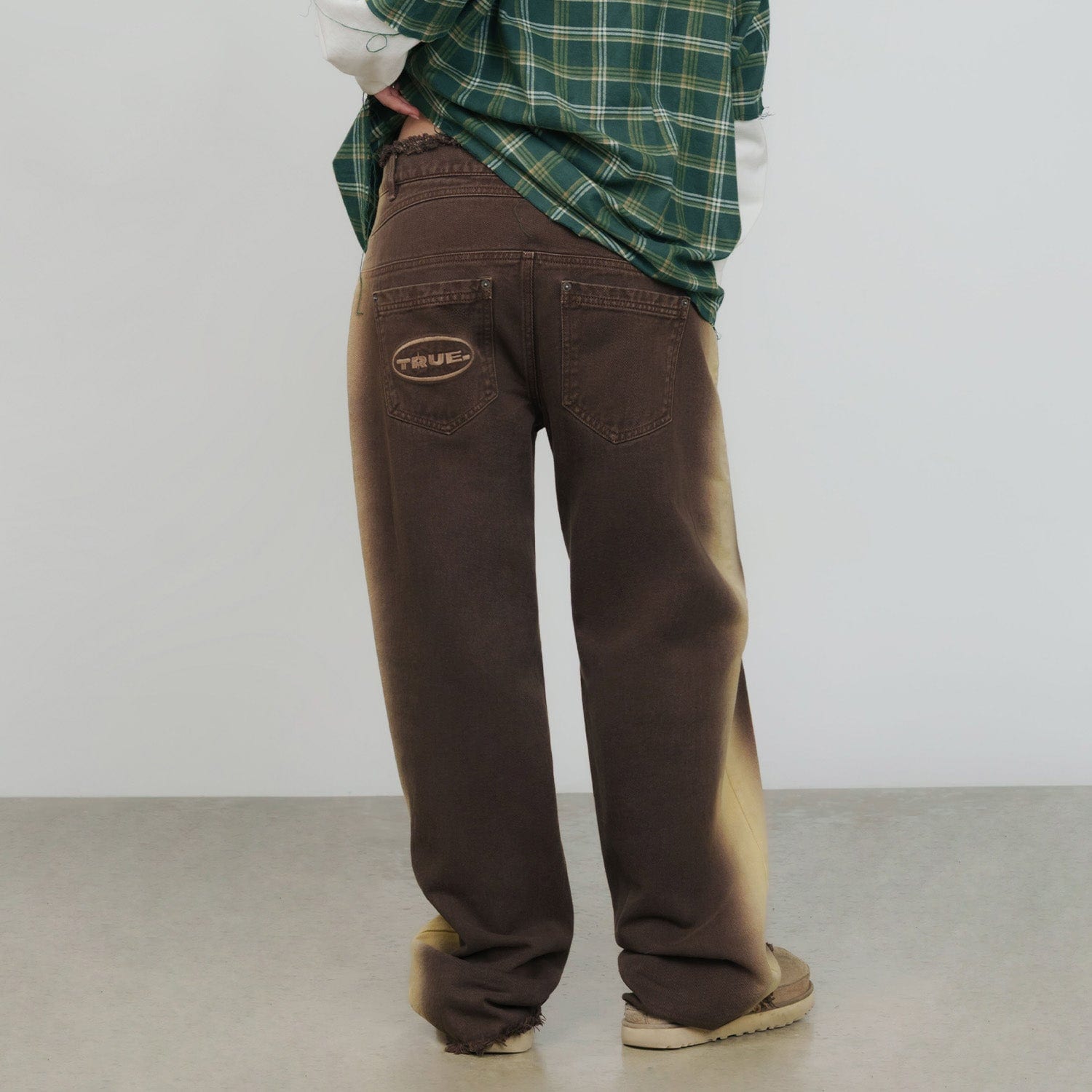Sideburn Mid-Rise Pants - Brown - imagen 2