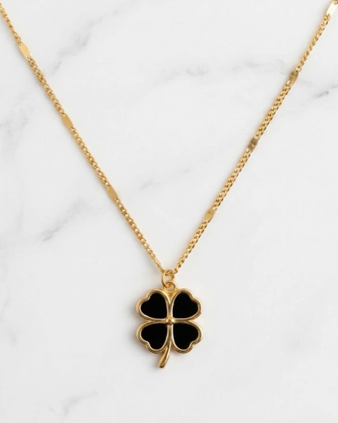CADENA CLOVER BLACK - imagen 1