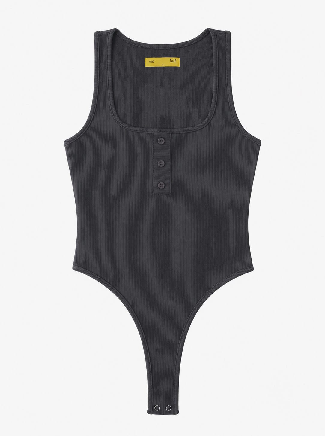 HALF BUTTON BODY - DARK GRAY - imagen 2