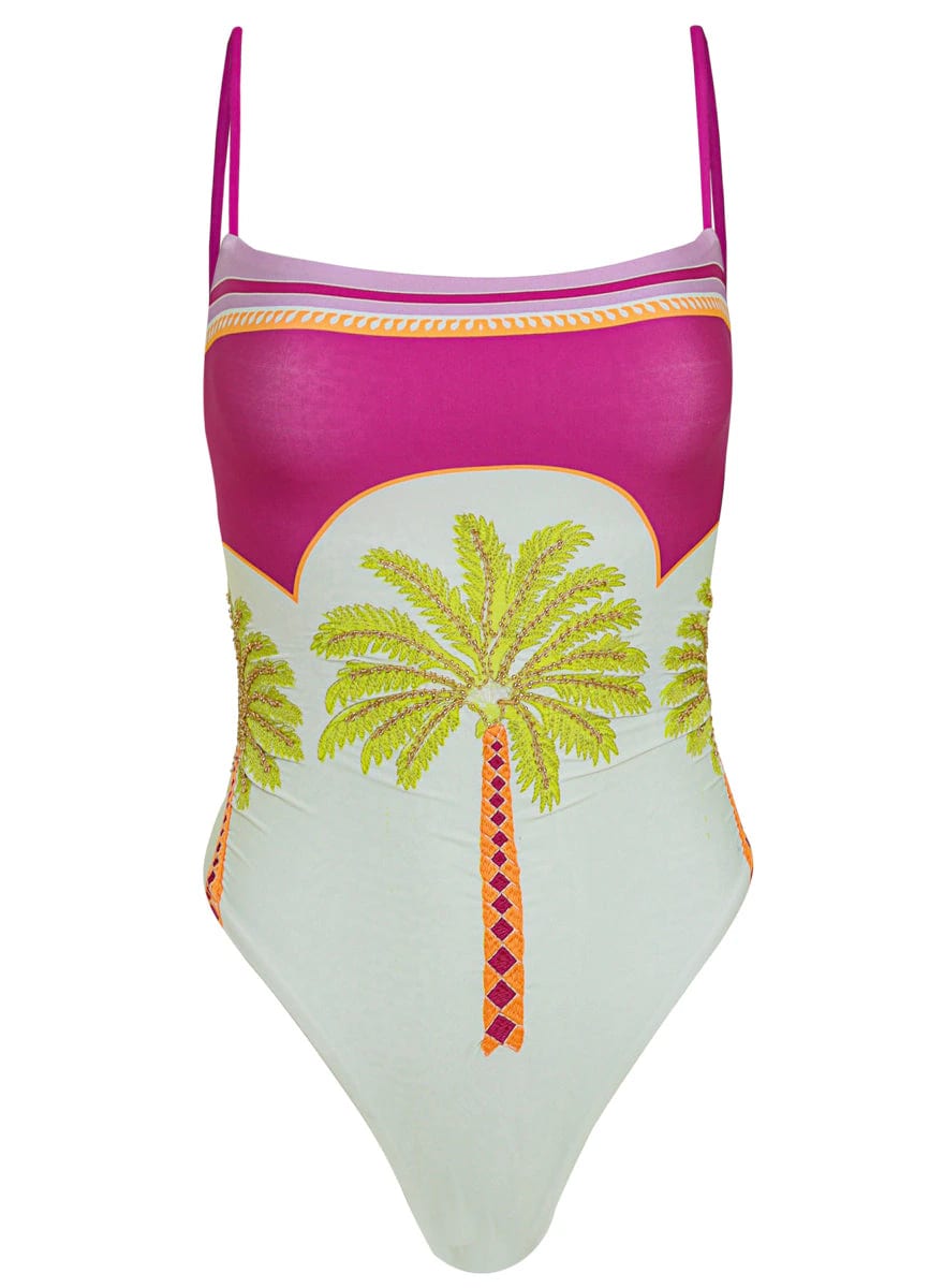 Maaji Moroccan Palm Briella Signature Cut Classic One Piece - imagen 4